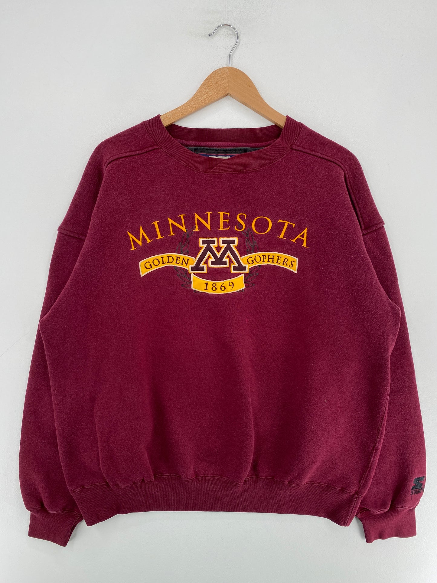90’s STARTER x MINNESOTA Size L College Sweat-Shirt / G1676S