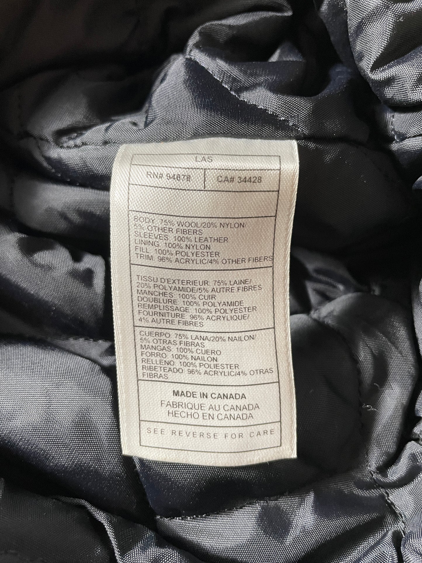 00’ NIKE x NEW YORK JETS Size XXL NFL Wool/Leather Jacket / G5028J