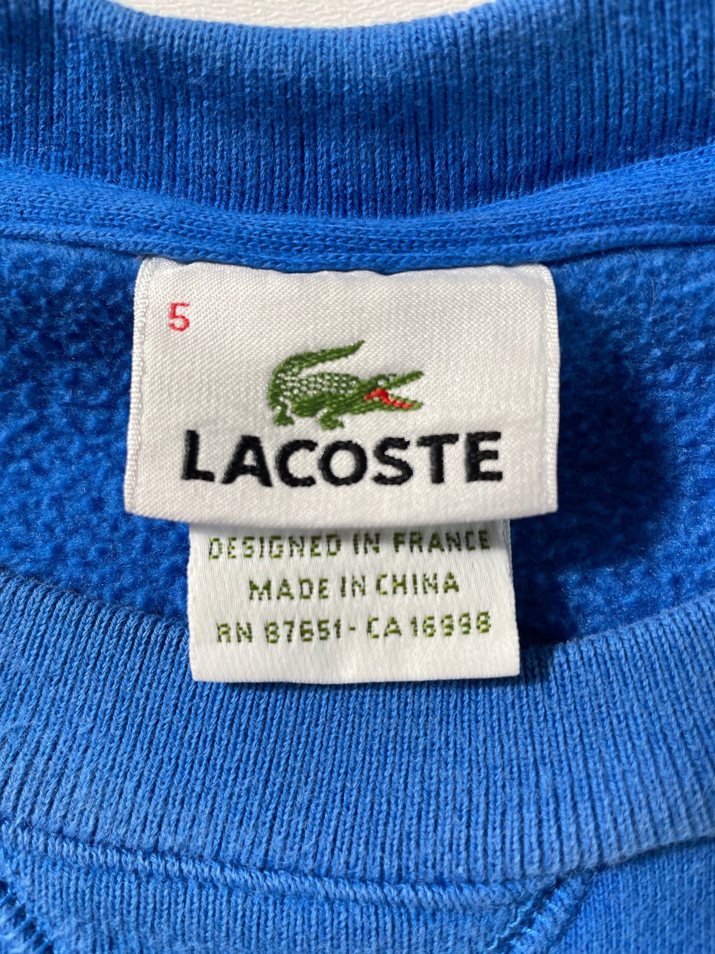 Vintage LACOSTE Size L Sweat-shirt / G515S
