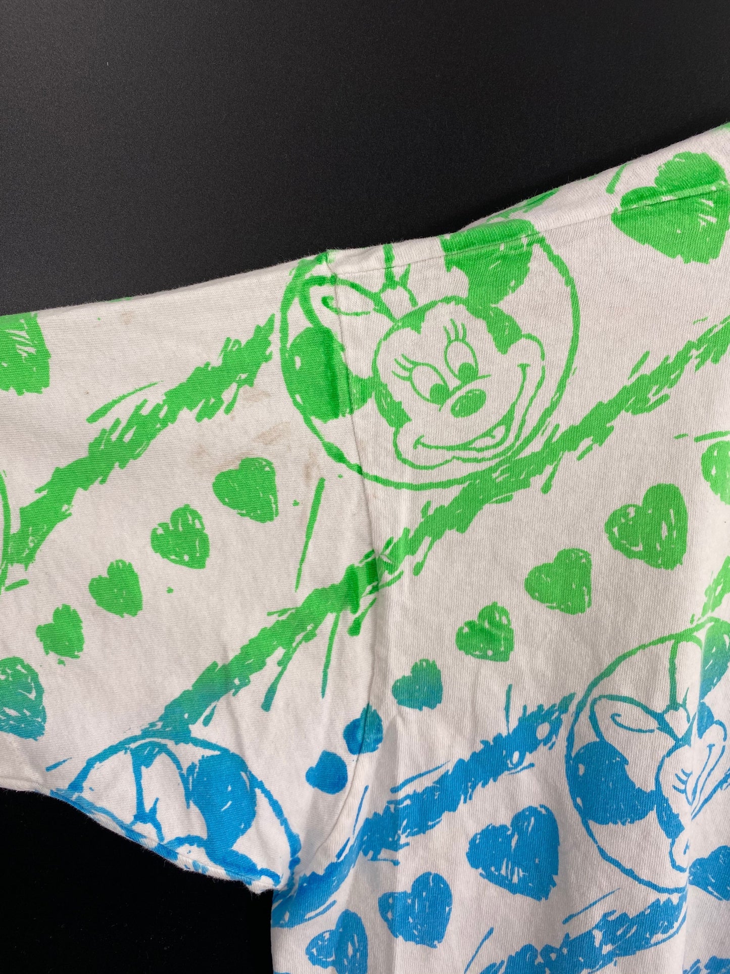 80’s DISNEY MINNIE Made in USA Size One Size (Approx.XL) Vintage T-Shirt / F4873T