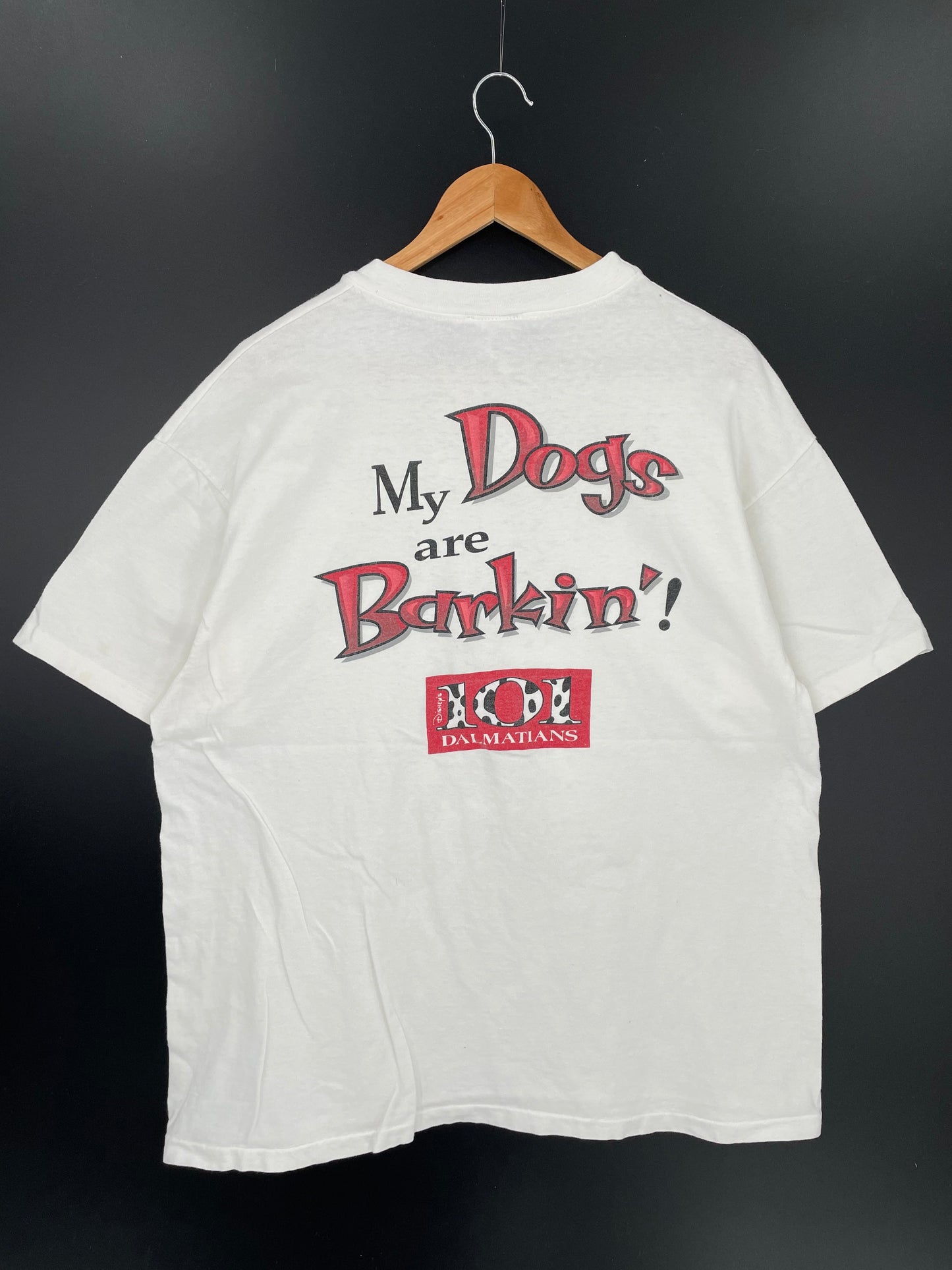 00’ DISNEY 101 DALMATIANS Made in USA Size XL Vintage T-Shirt / F3003T