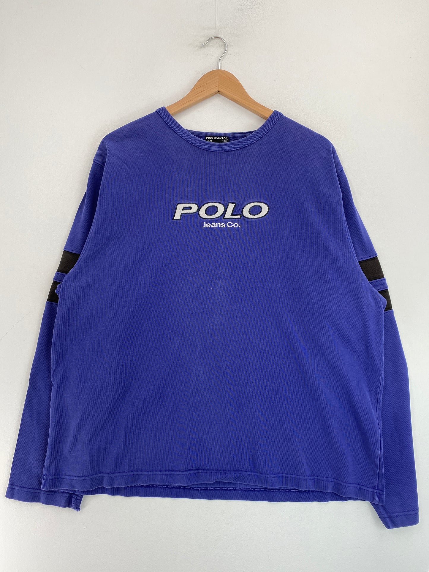 Vintage POLO JEANS RALPH LAUREN Size XL Long Sleeve T-shirt / G3654S
