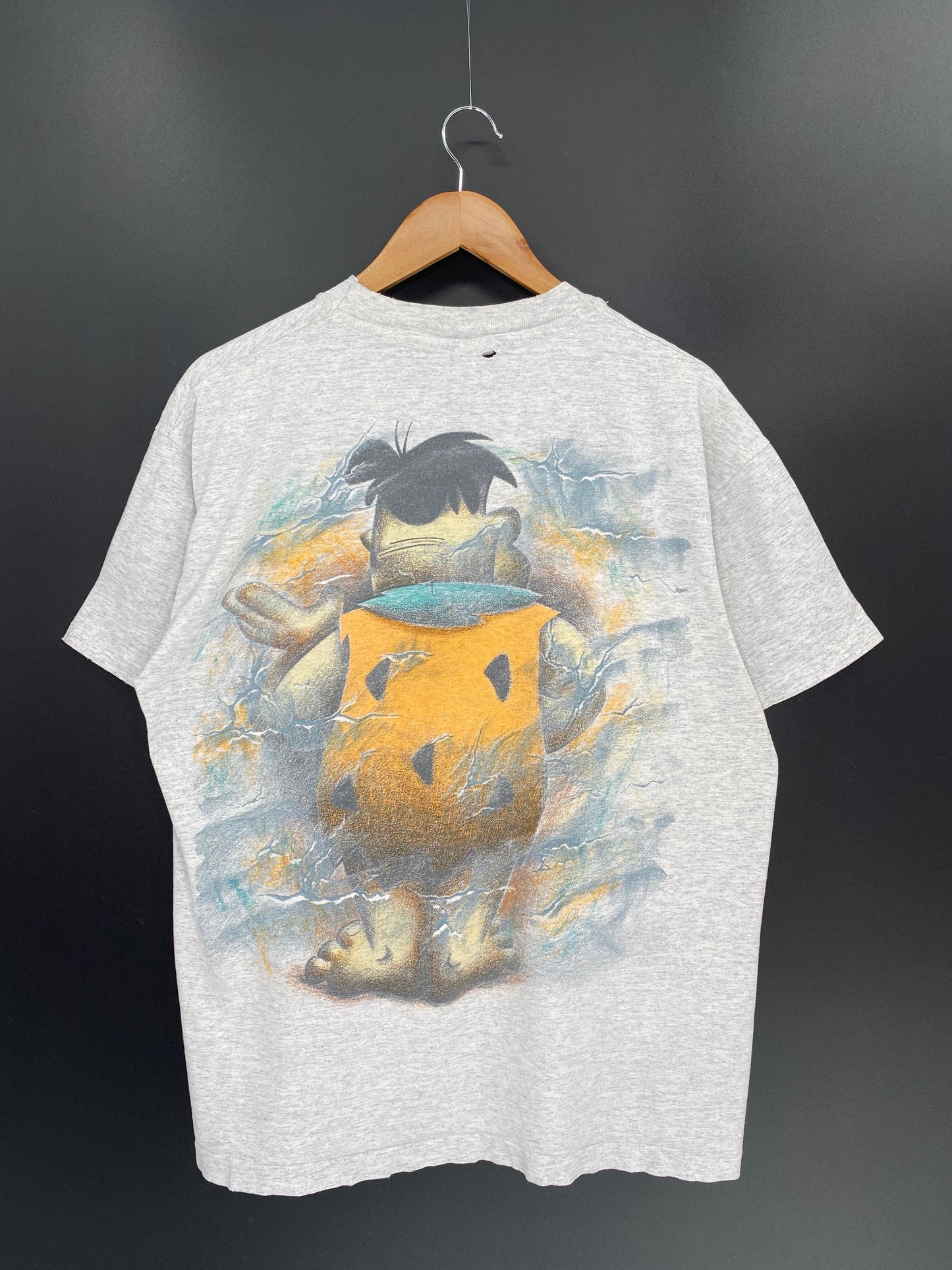 90’s THE FLINTSTONES Made in USA Size XL Vintage T-shirt / F373T