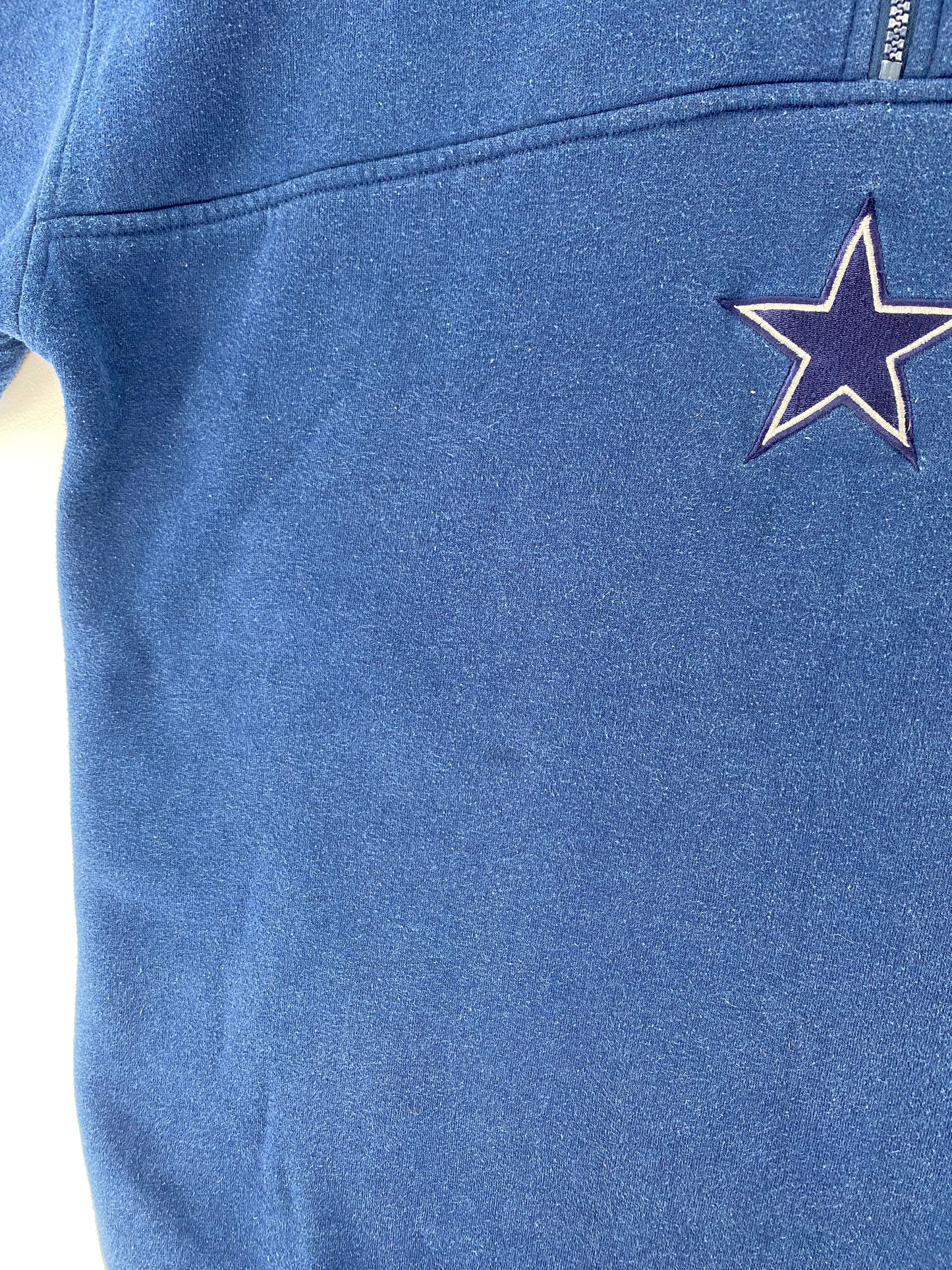 Vintage DALLAS COWBOYS Size XL NFL Half-zip Sweat-shirt / F5664S