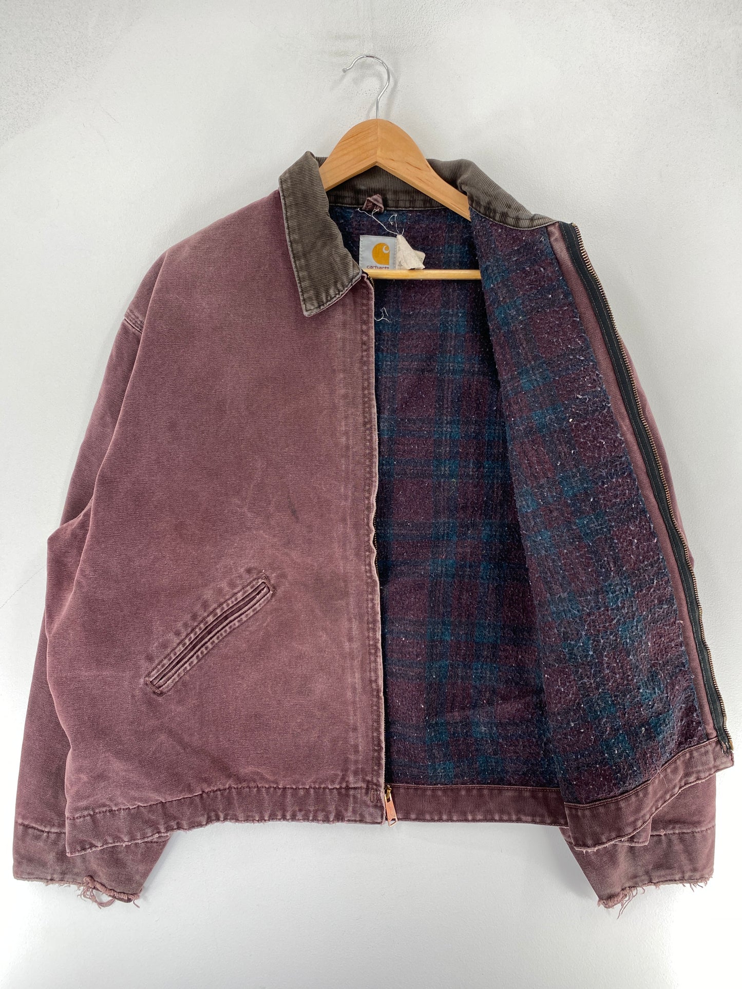90's CARHARTT Made in USA Size XXL Vintage Zip-Up Duck Jacket / F4099J