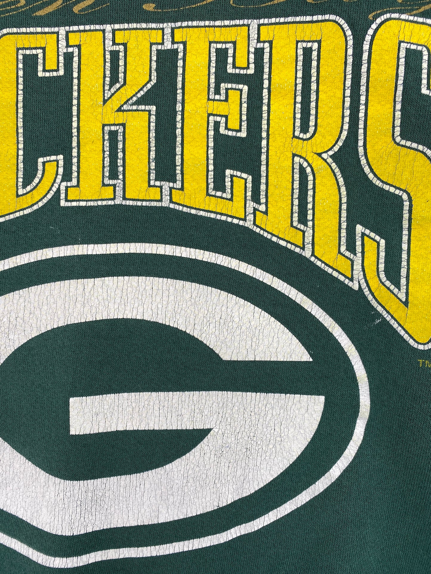 90's GREEN BAY PACKERS Made in USA Size L Vintage NFL Sweat-Shirt / G4605S
