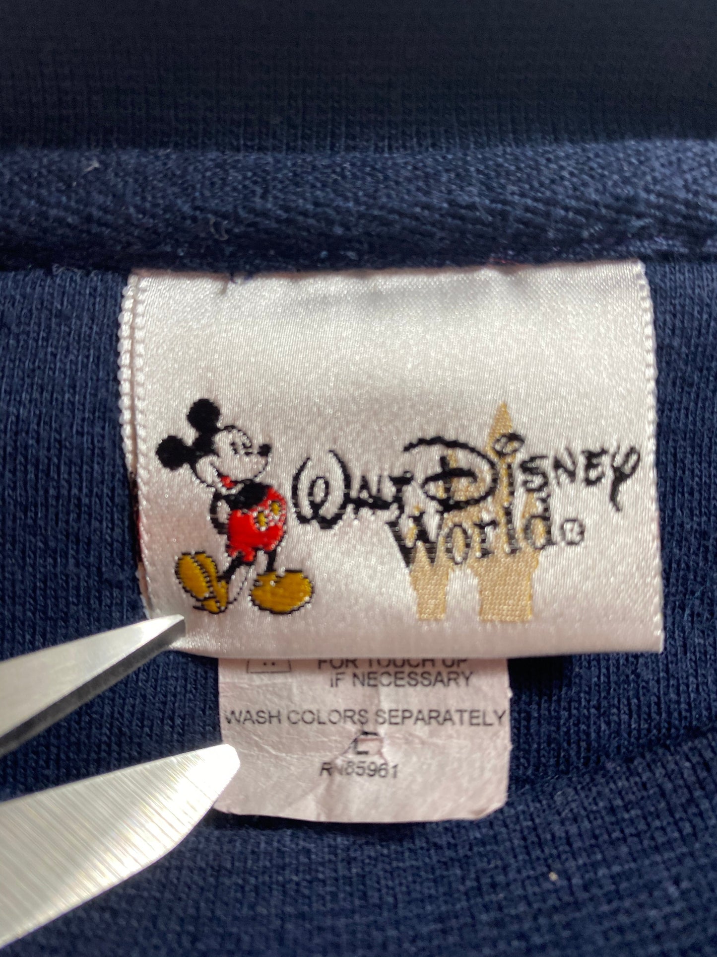 00’ DISNEY MICKEY Size L Vintage Sweat-shirt / G3894S