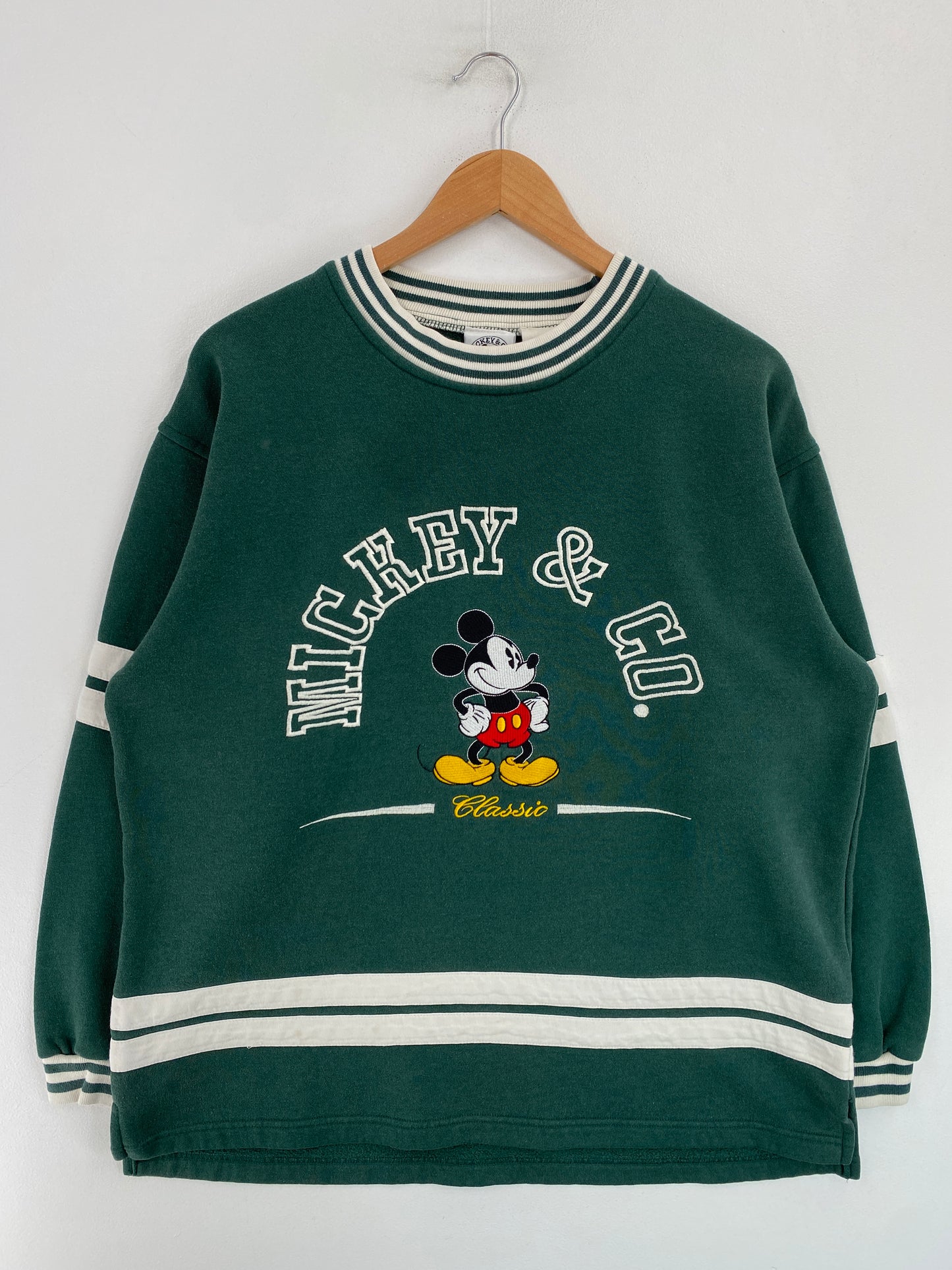 90's DISNEY MICKEY Size Approx. L Vintage Sweat-shirt / G4579S