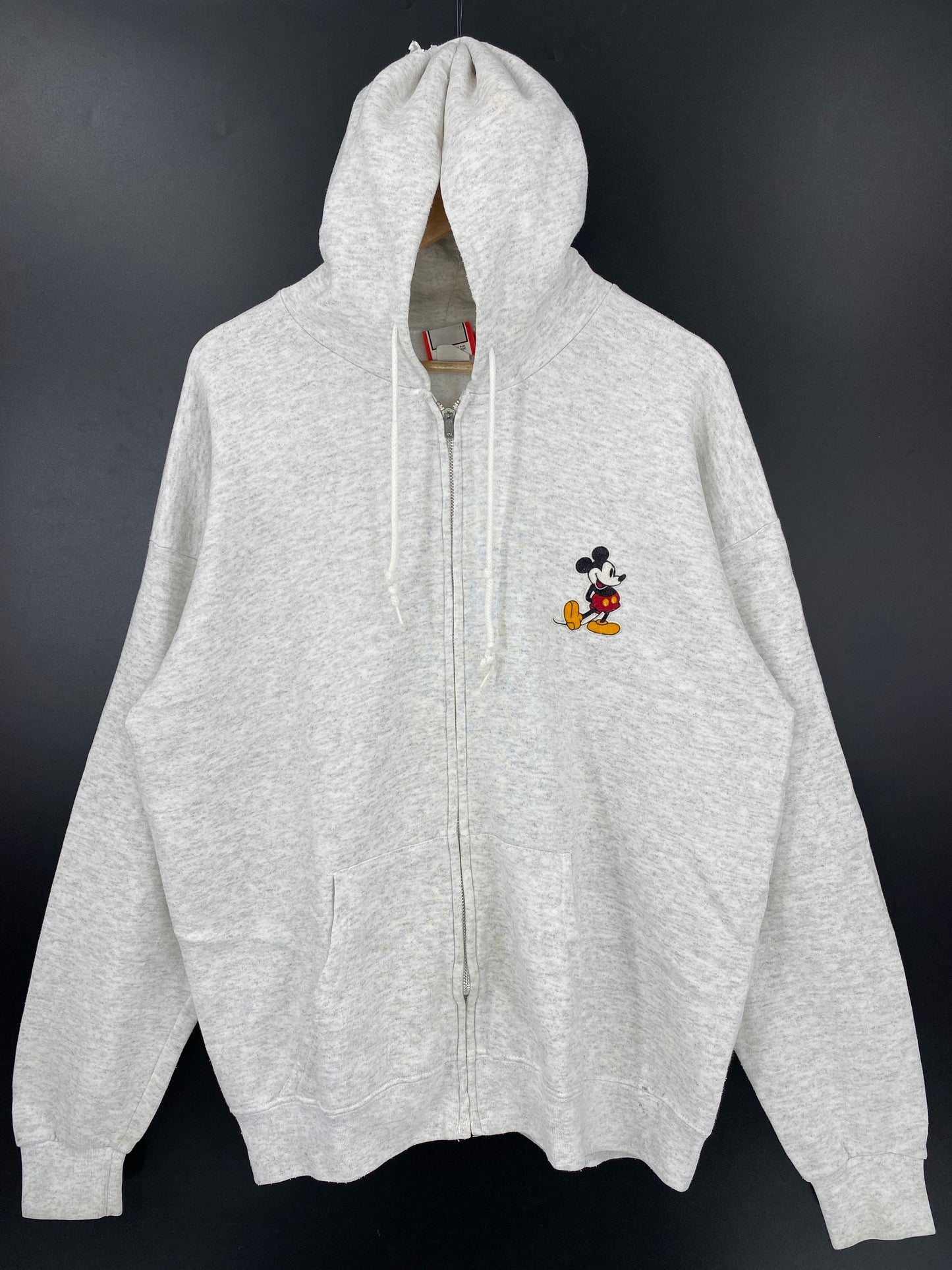 90's DISNEY MICKEY Made in USA Size XL Vintage Hoodie Sweat-shirt / F4492S