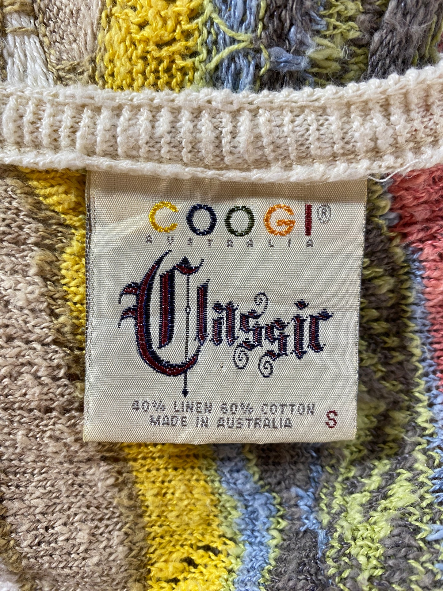 80’s COOGI Size Ladies S Knit Sweater / G3746K