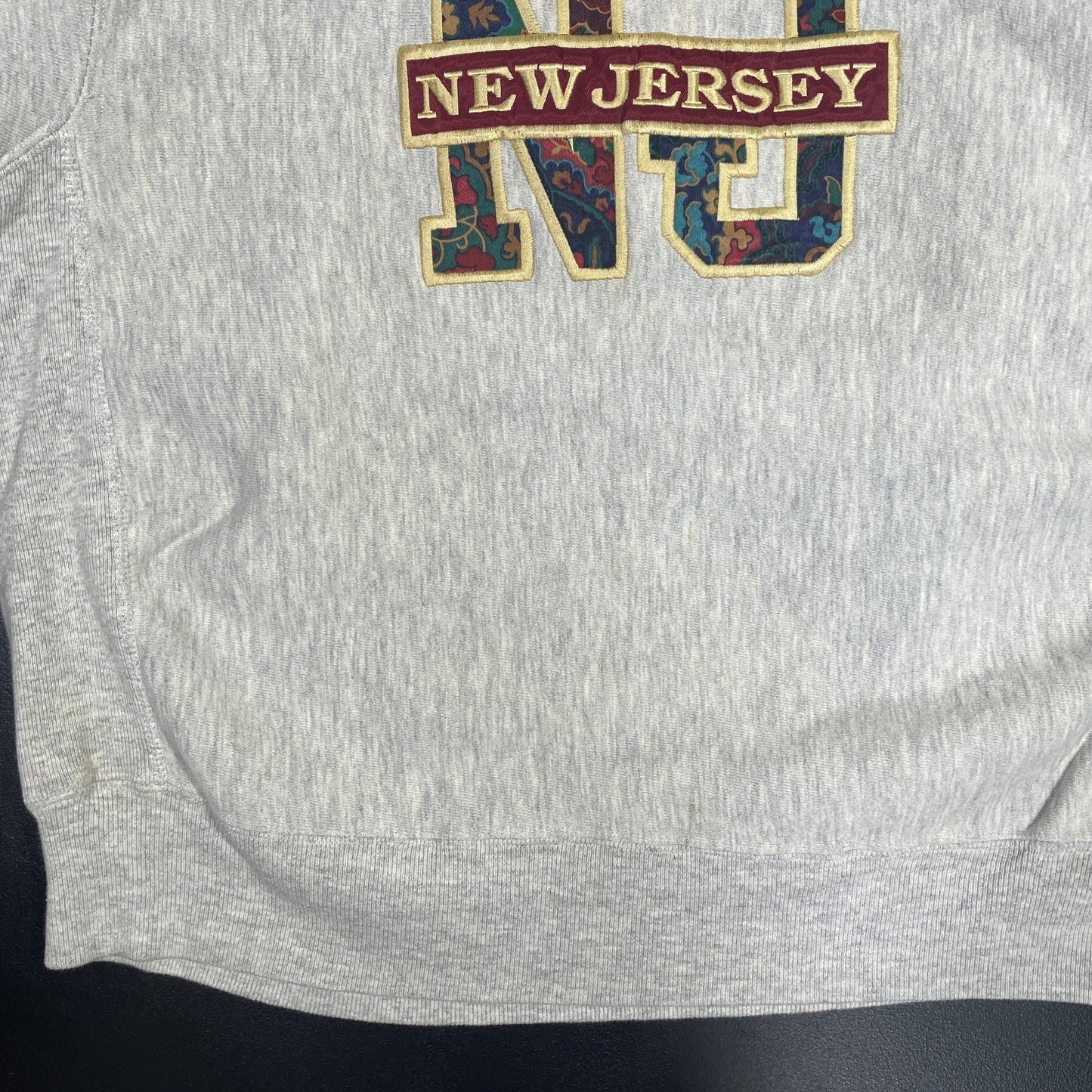 (L) 90's NEW JERSEY Sweat shirt / A0639S