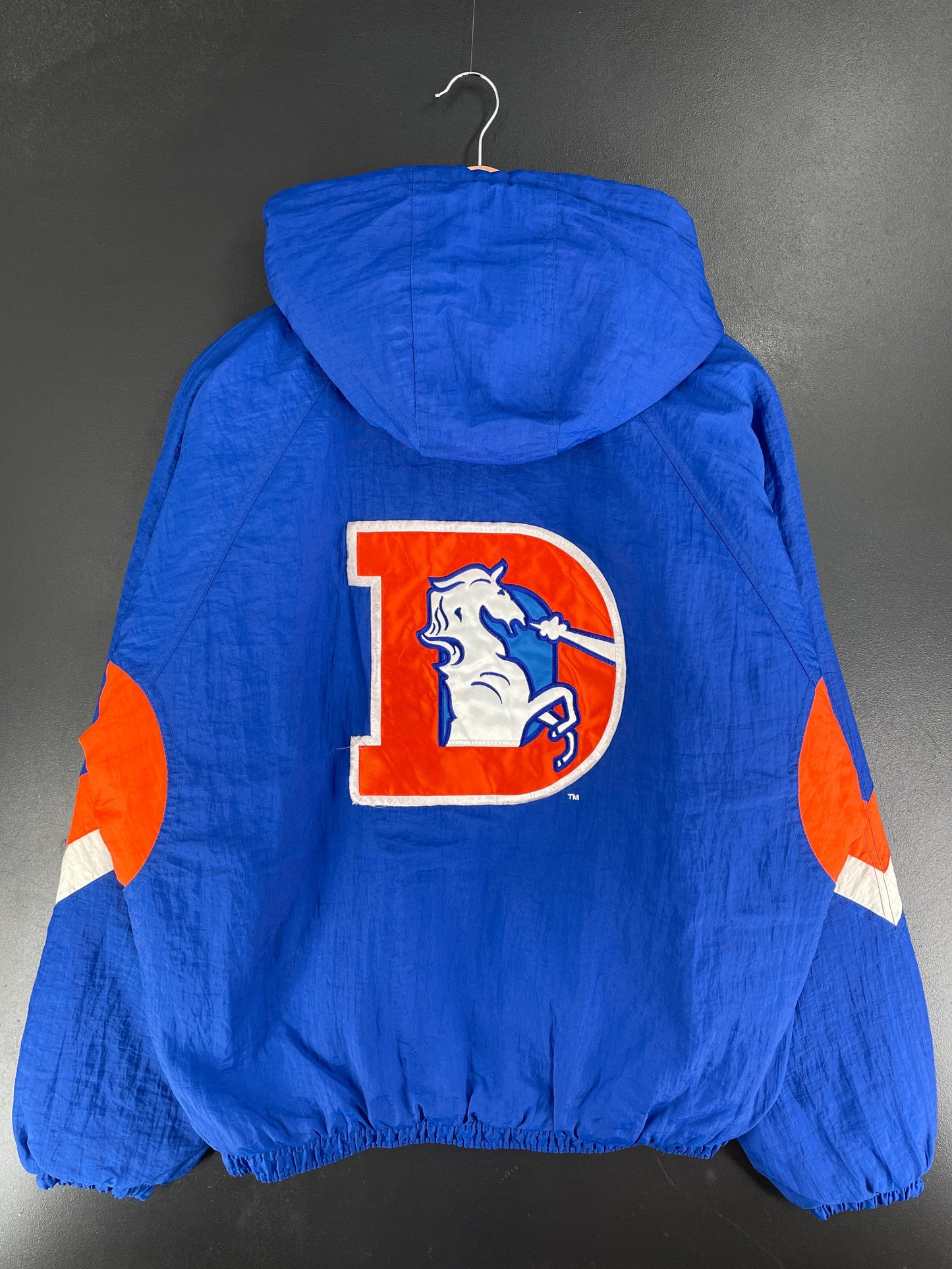 90’s STARTER x DENVER BRONCOS Size L Vintage NFL Padded Nylon Jacket / F5861N