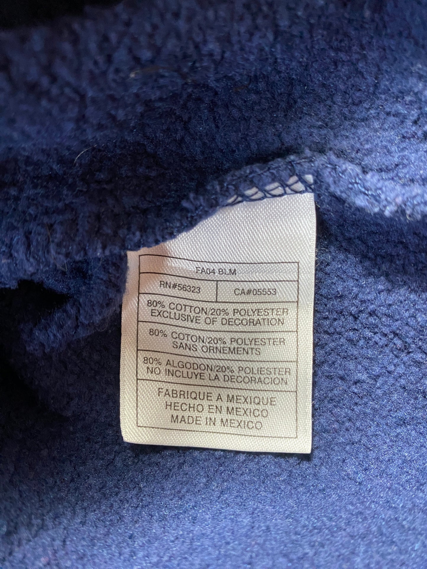00’ NIKE x WARQUETTE Size L College Hoodie Sweat shirt / F6525S