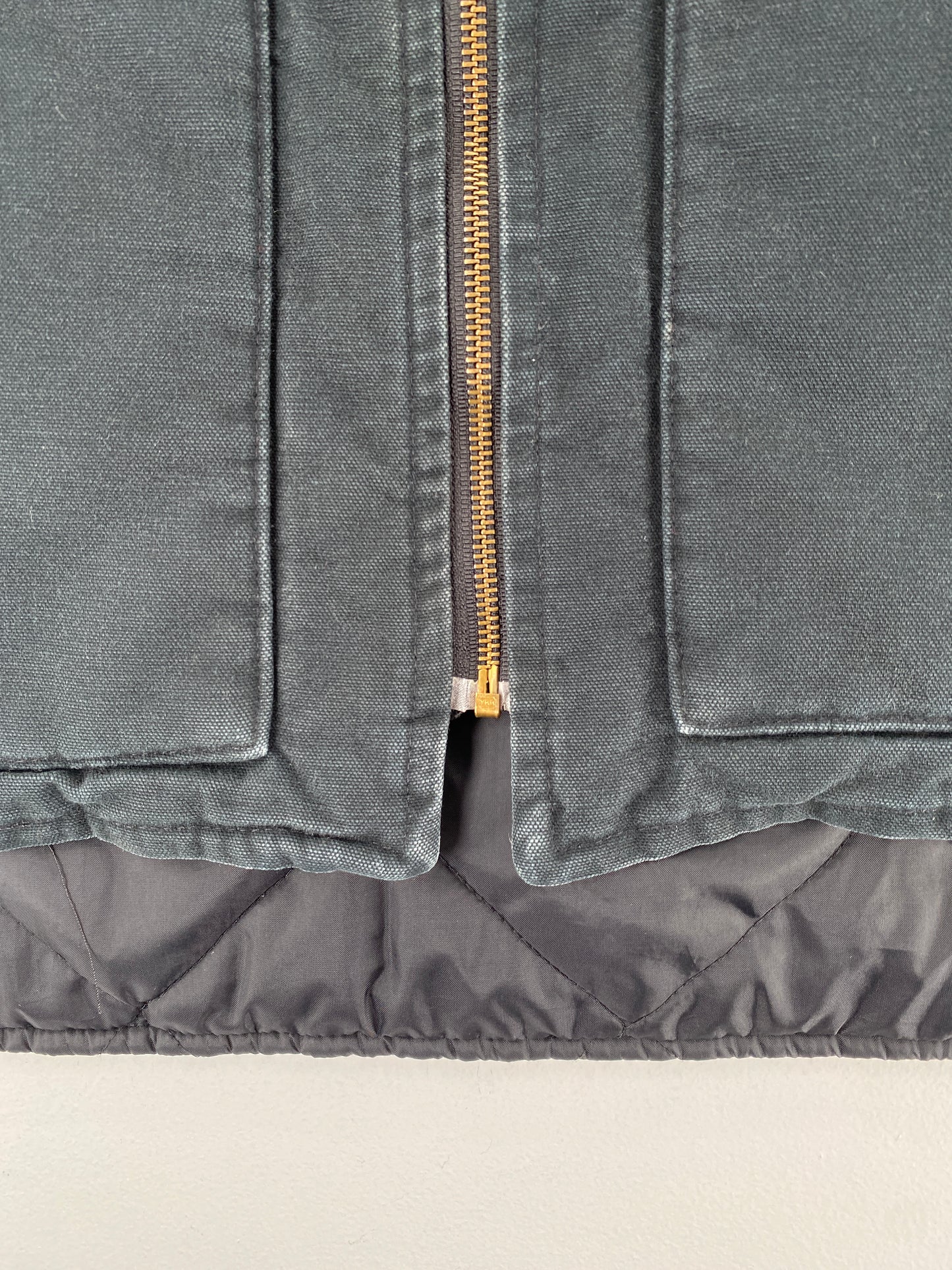 90's CARHARTT Made in USA Size XXL Vintage Zip-Up Duck Vest / F2946J