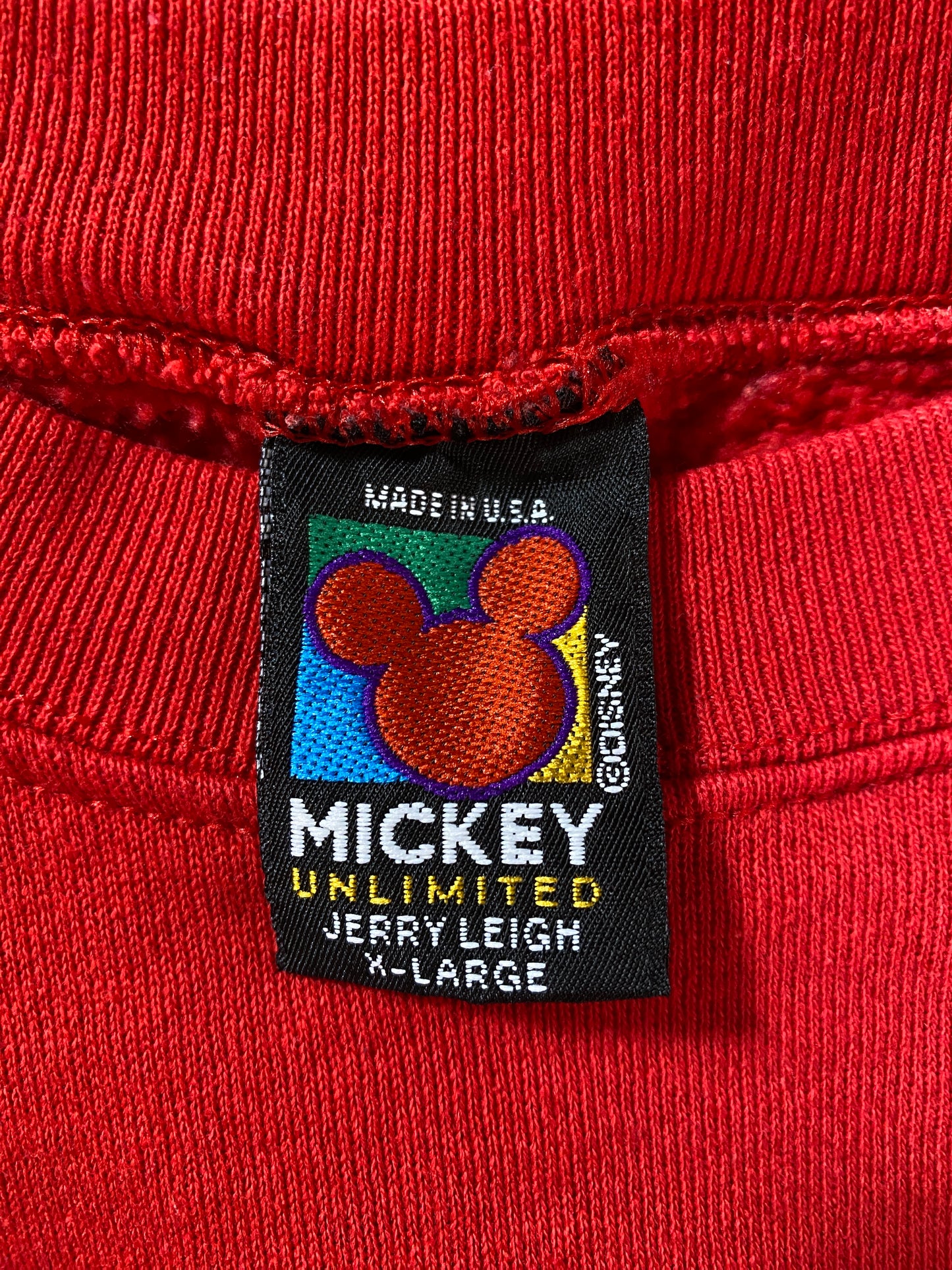90's DISNEY MICKEY Made in USA Size XL Vintage Sweat-shirt / G2818S