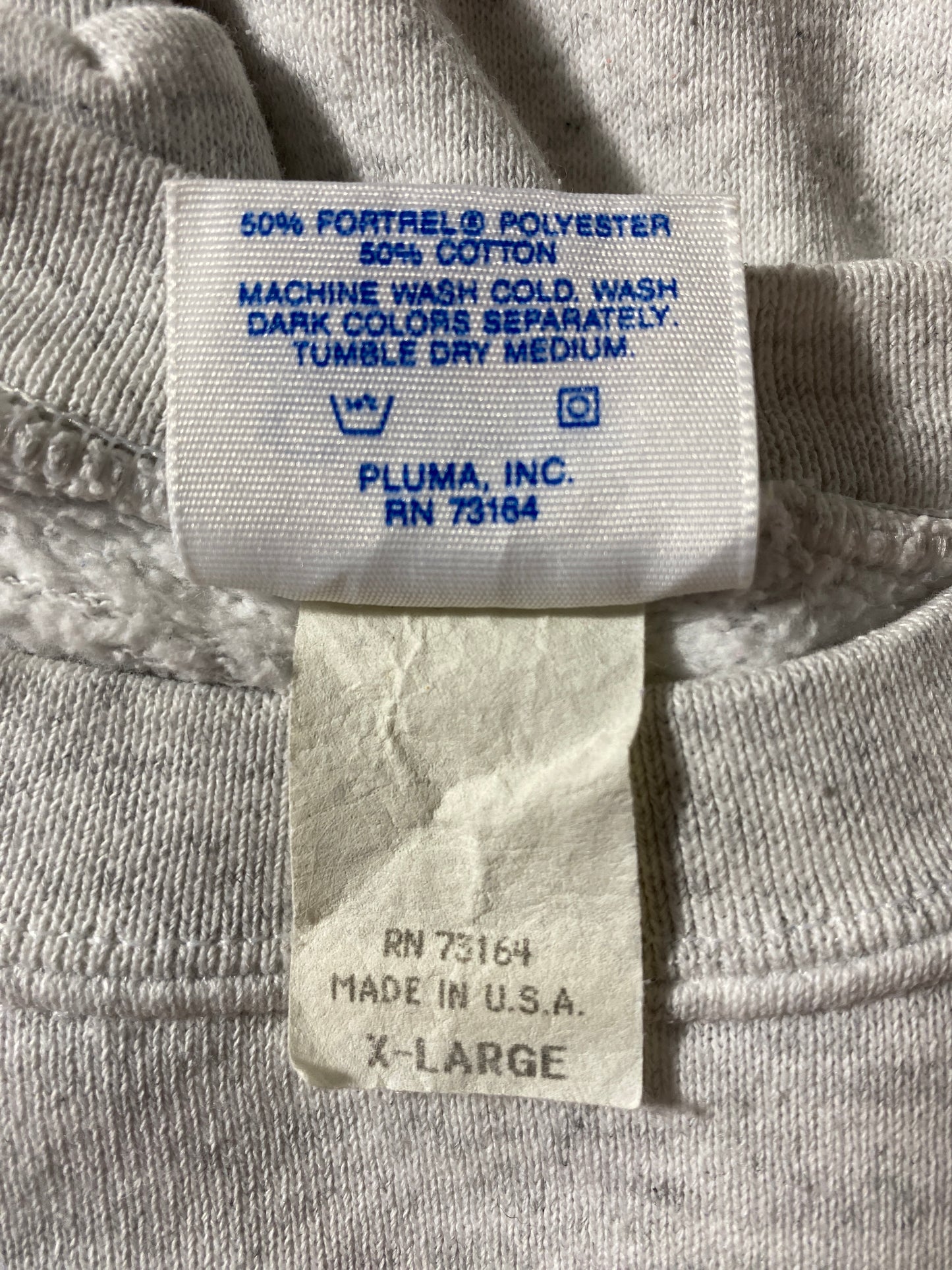 1992 PENNSYLVANIA COLLEGE VILLE  Made in USA Size XL Vintage College Sweat-Shirt / G2449S