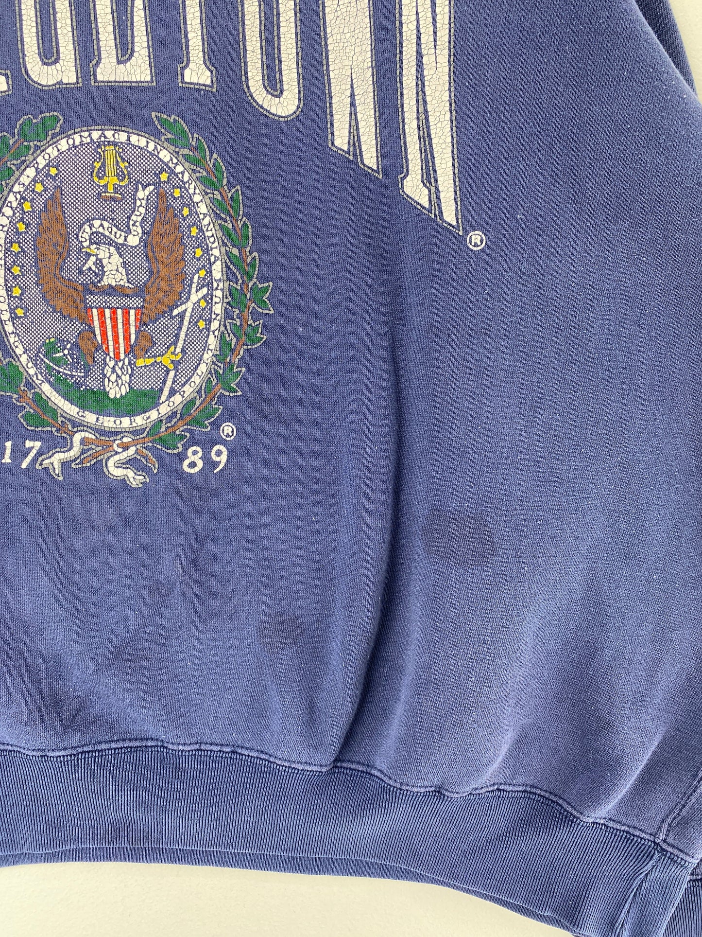 90’s GEORGETOWN Size XXL College Sweat-Shirts / F7172S