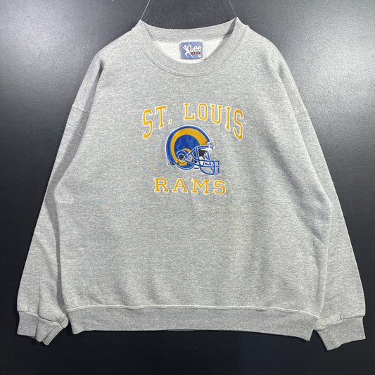 (XL) 90’s ST. LOUIS RAMS  Vintage NFL Sweatshirt / A1120S