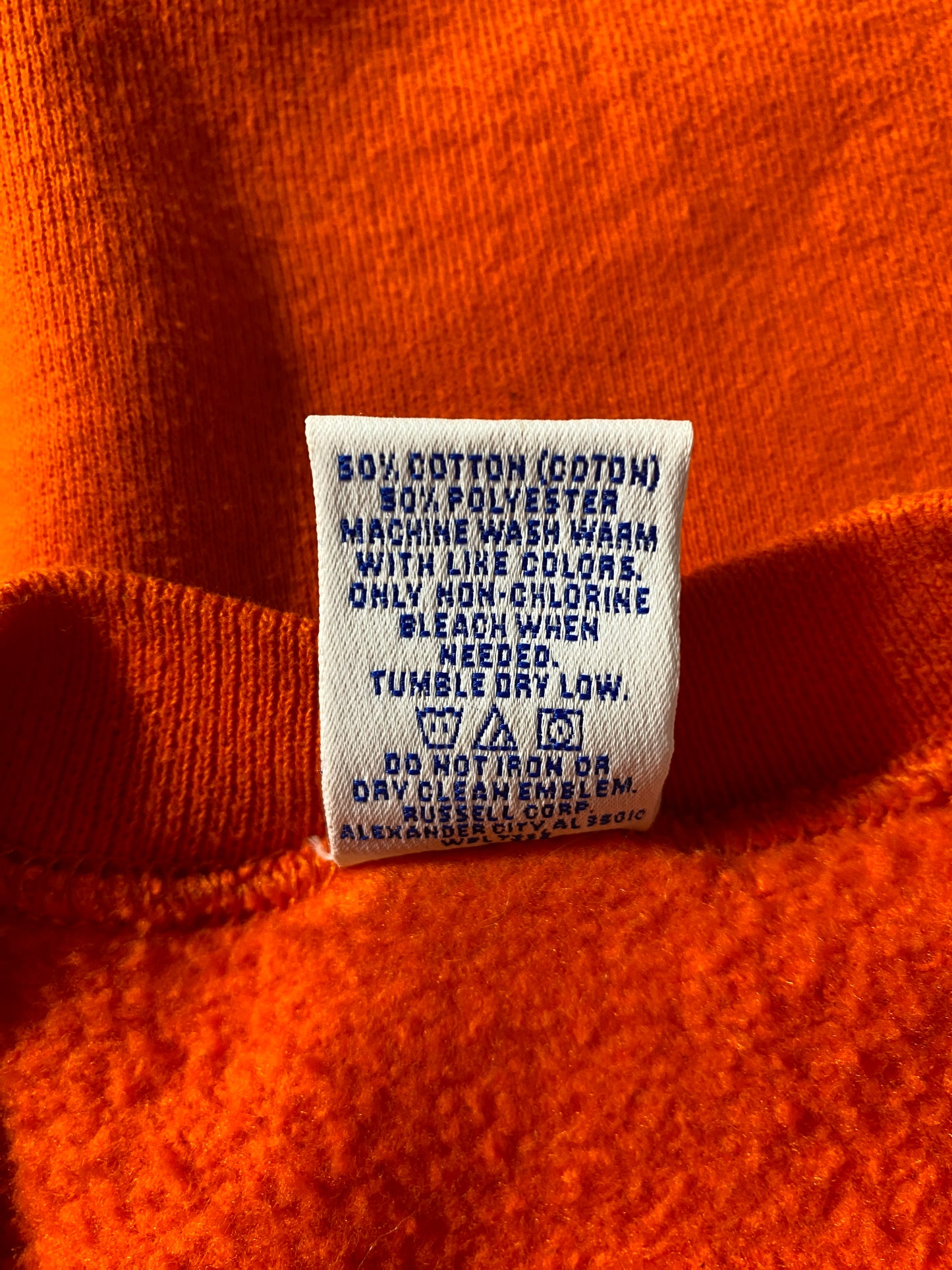 90's RUSSELL x OKLAHOMA STATE Made in USA Size XL Vintage College Sweat-shirt / G7055S