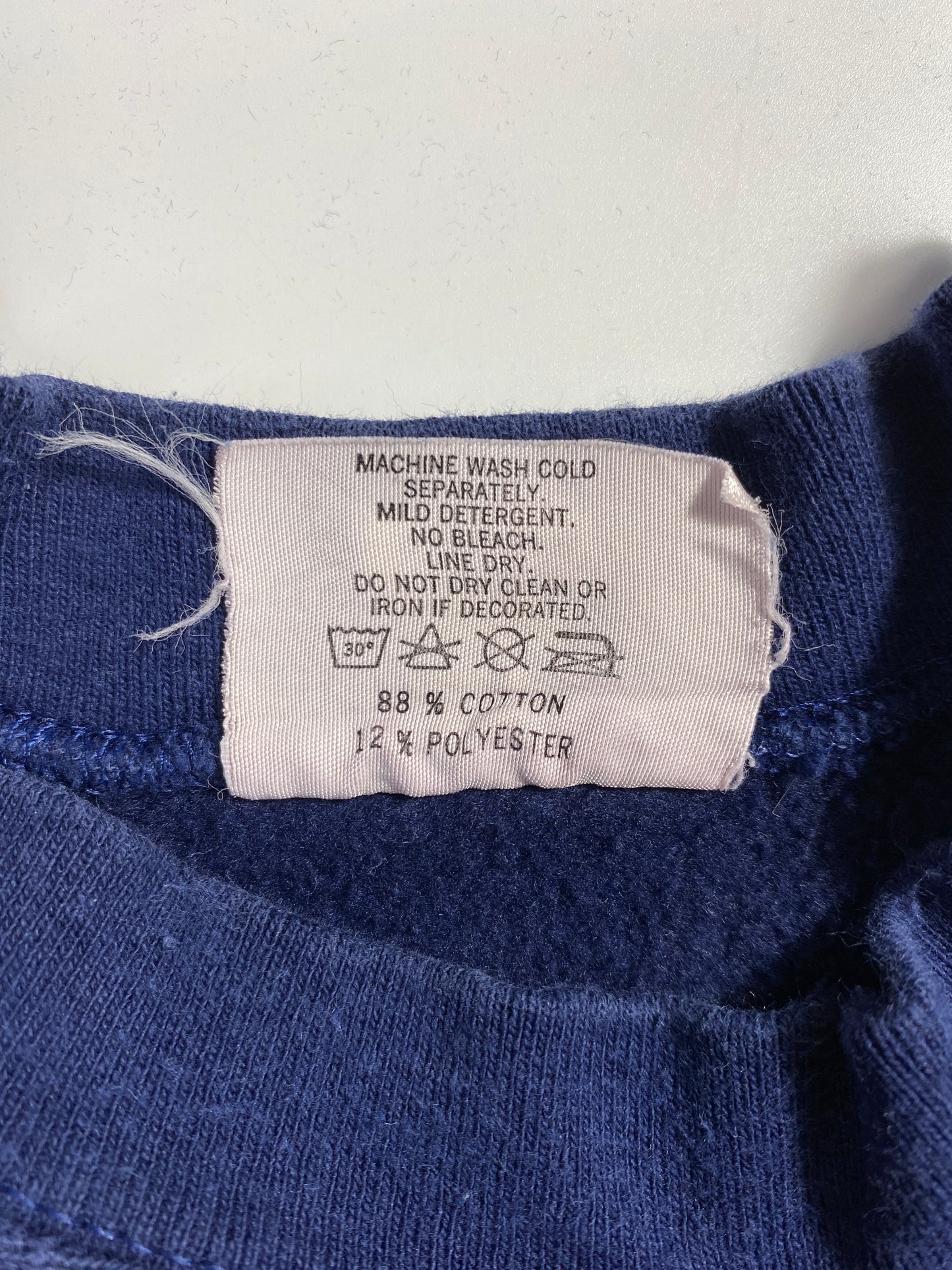 1992 ATLANTA BRAVES Made in USA Size XL Vintage MLB Sweat-Shirt / G529S