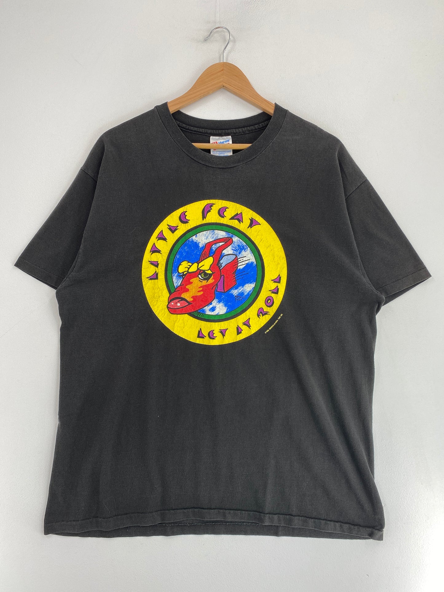 1988 LITTLE FEAT LET AT ROLL Made in USA Size XL Vintage Music T-Shirt / G3430T