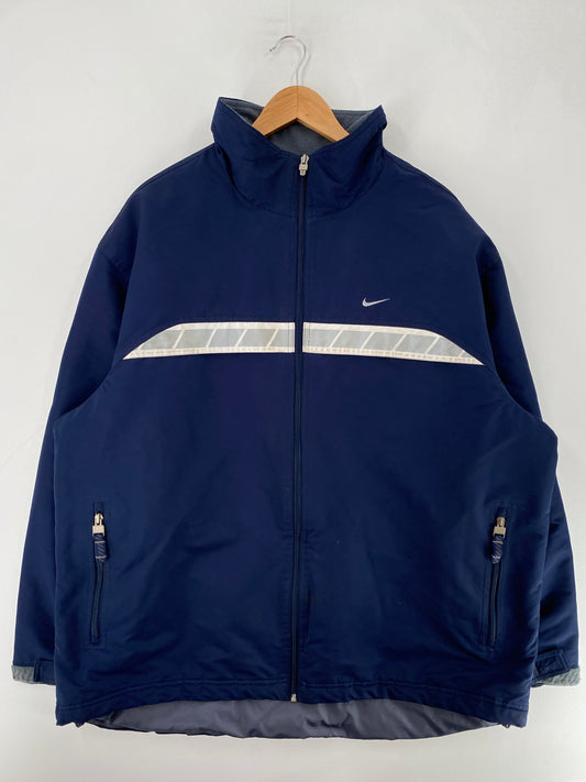 00' NIKE Size XL Vintage Nylon padded Zip-Up Jacket / G5900N