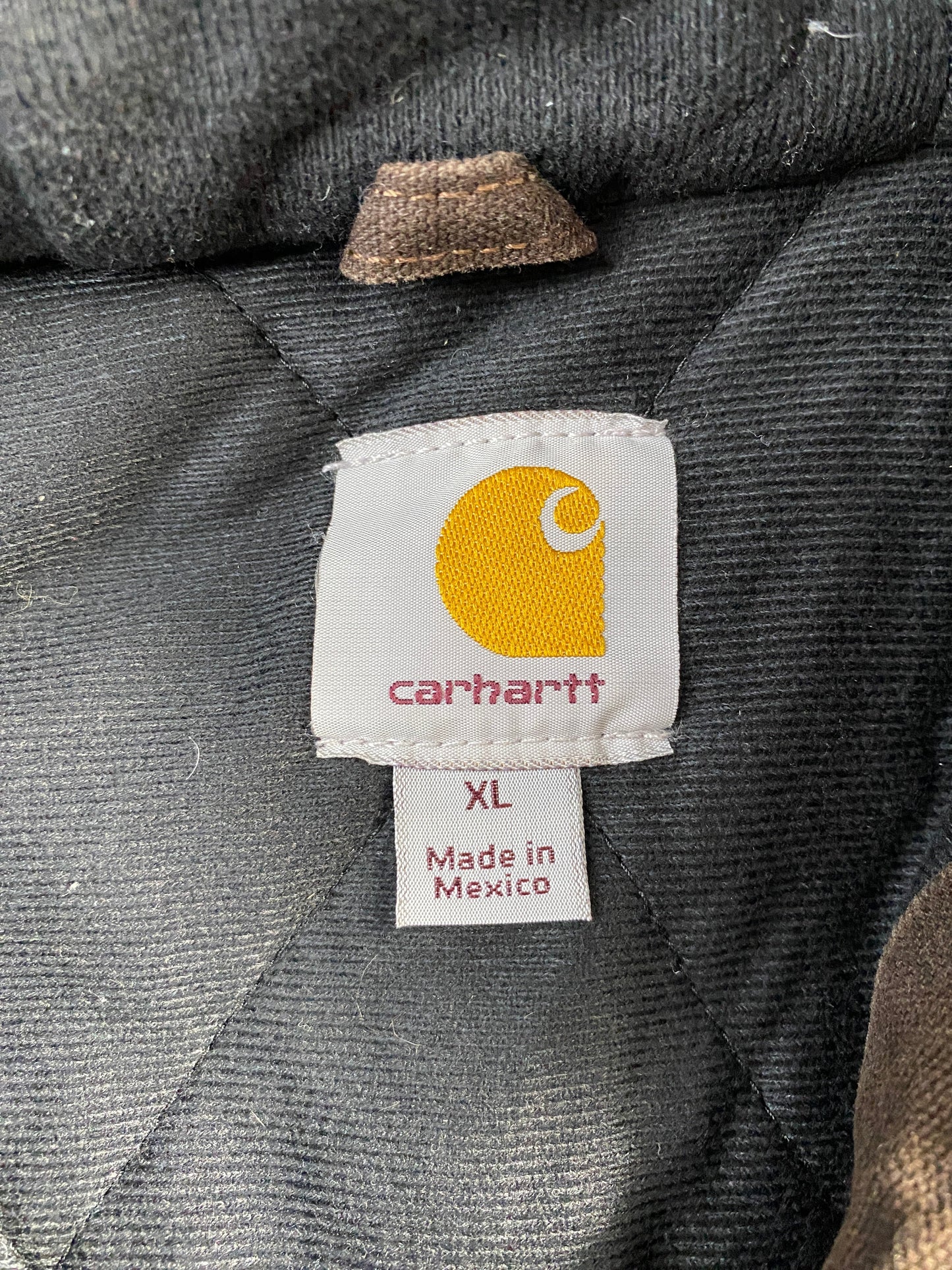 .Vintage CARHARTT Size XL Duck Hoodie Jacket / G59J