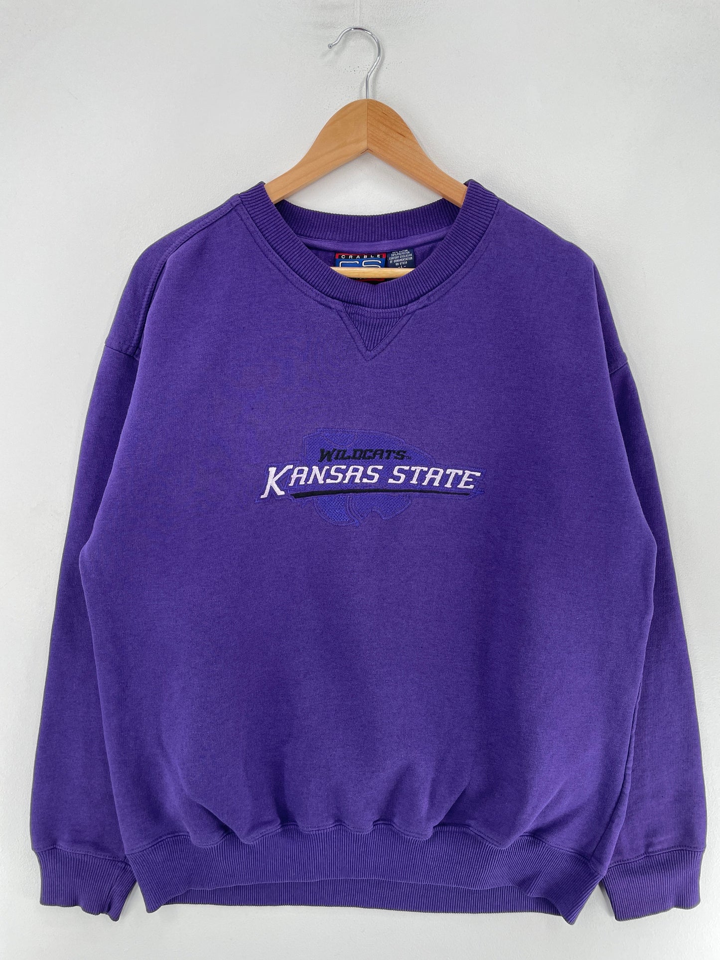 90’s KANSAS STATE WILDCATS Size L College Sweat-shirt / F8092S