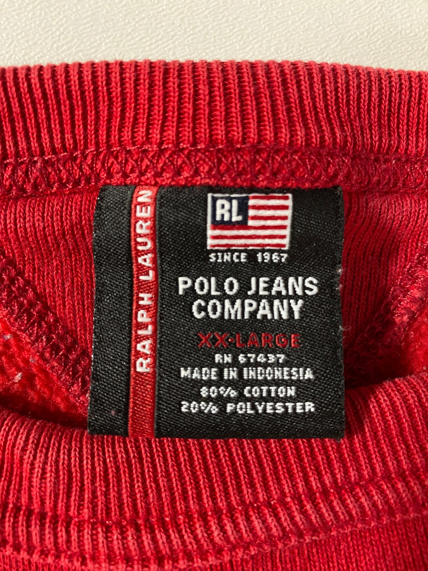 00’ POLO JEANS Size XXL Sweat-shirt / G4840S
