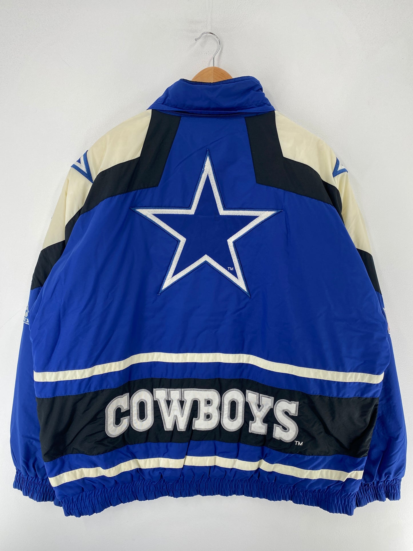 90’s APEX ONE x DALLAS COWBOYS Size XL NFL Padded Nylon Jacket / F3169N