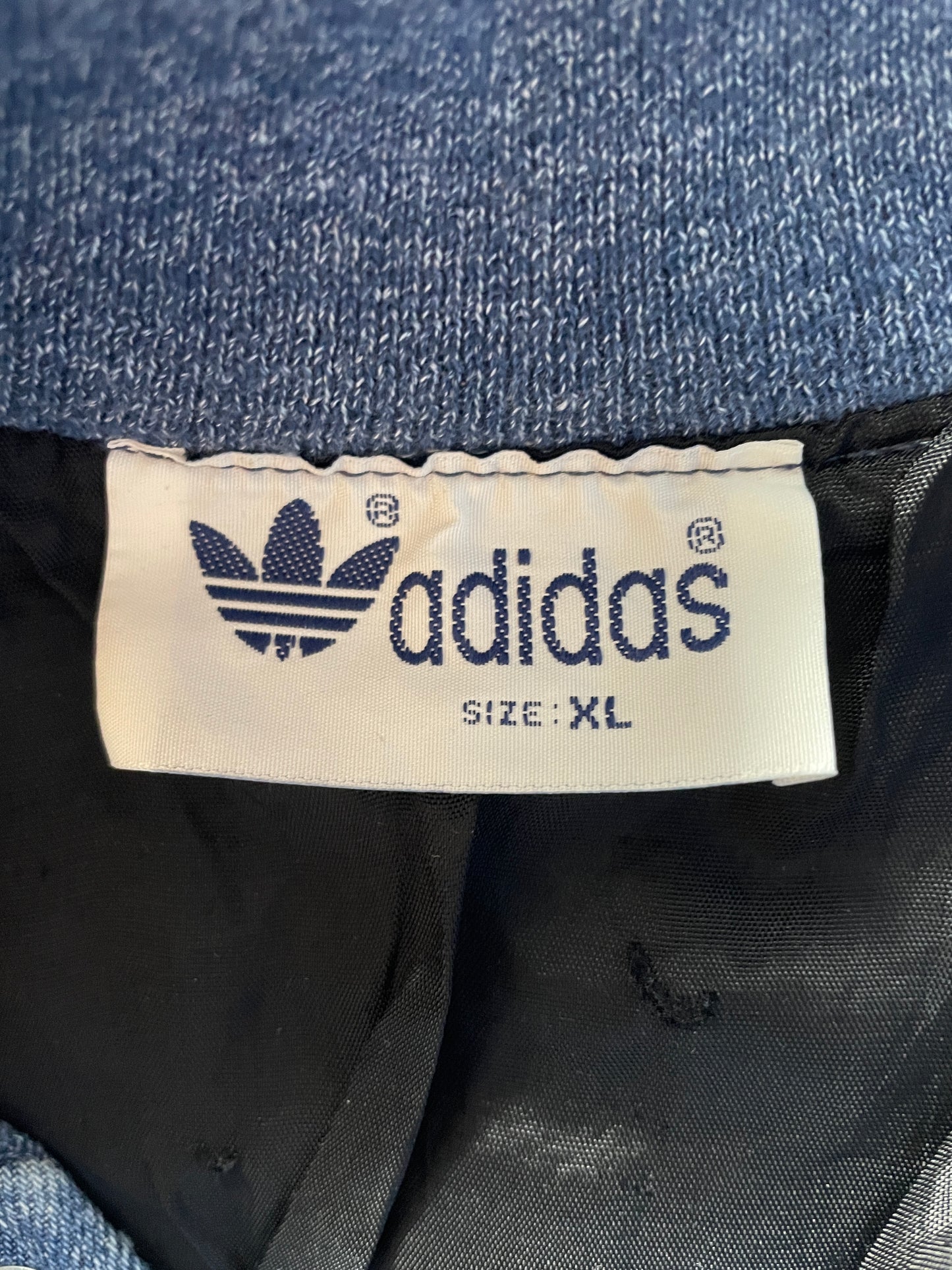 90’s Remake ADIDAS x NEW YORK YANKEES Size XL Vintage MLB Denim Jacket / F5927J