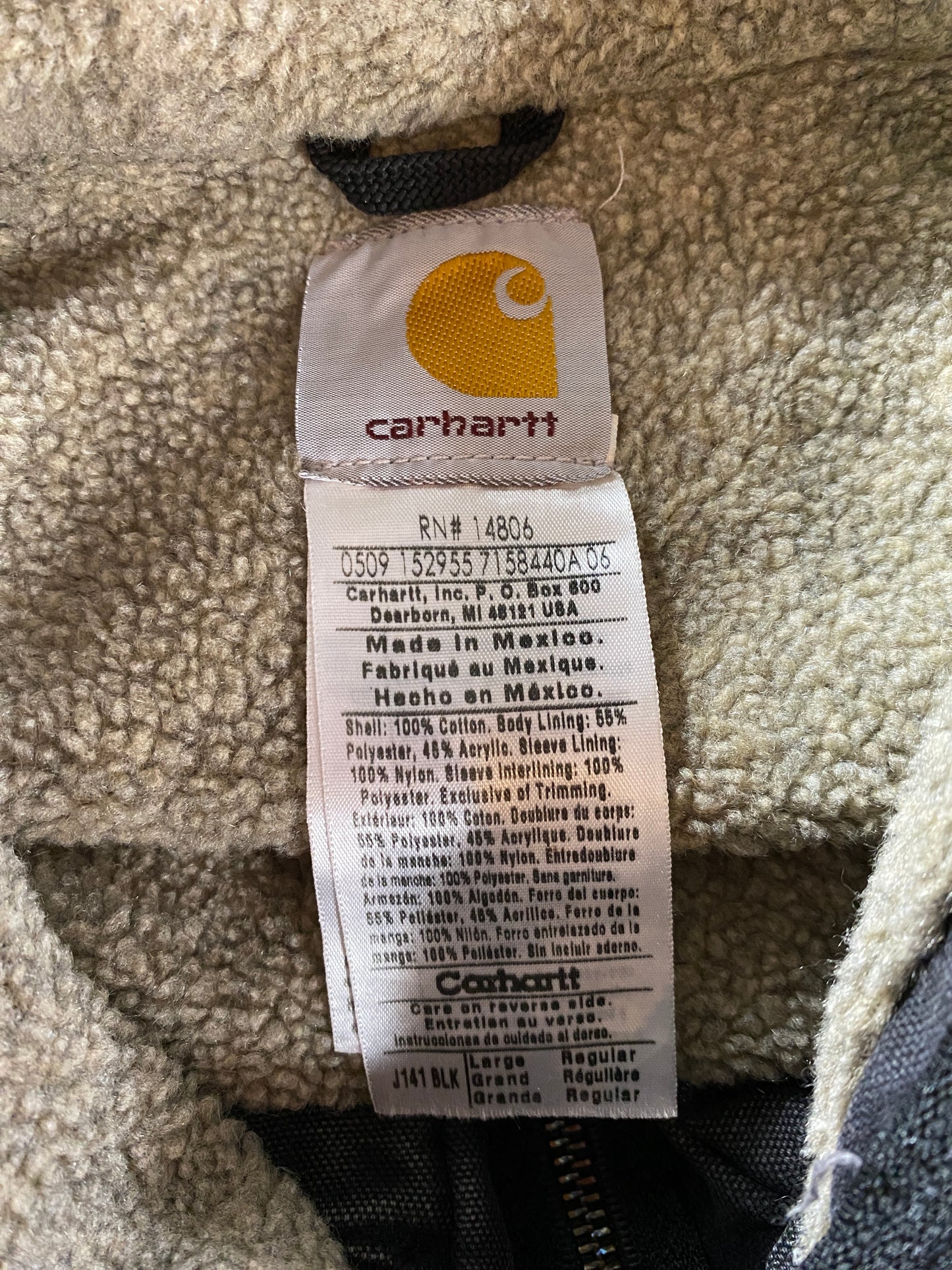 .Vintage CARHARTT Size L Duck Jacket / G1350J