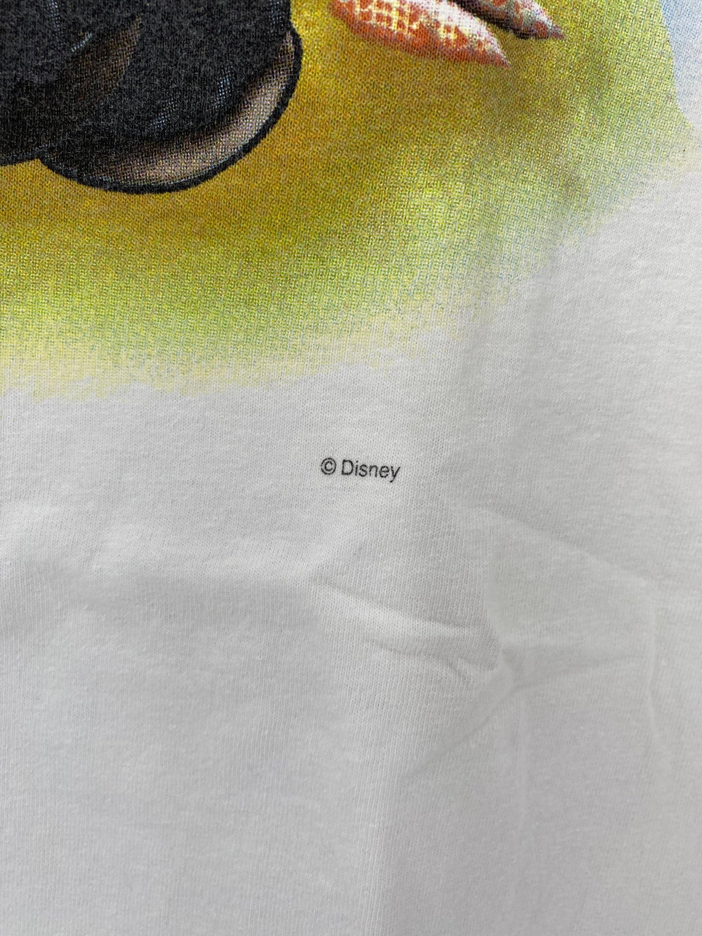 00’ DISNEY MICKEY MINNIE Size L Vintage T-Shirt / G2874T