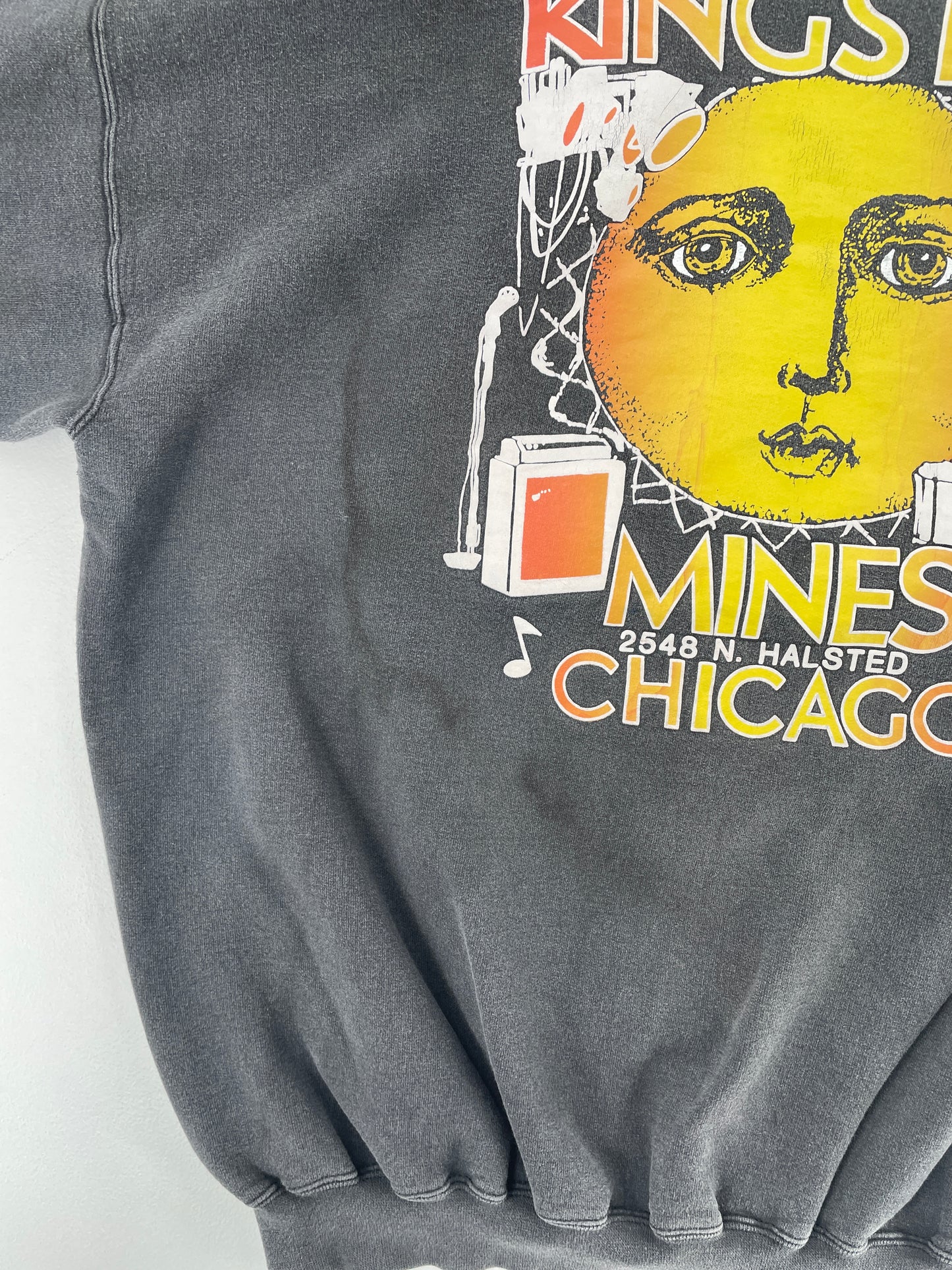 90’s KINGSTON MINES CHICAGO Size XL Sweat-shirt / F7431S
