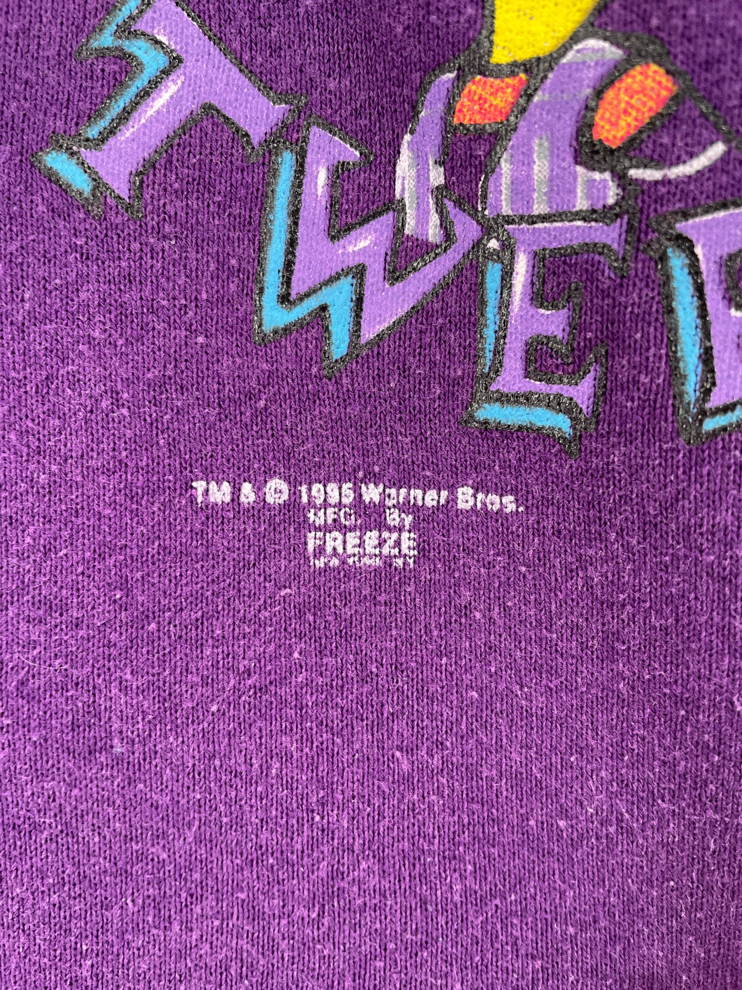 1995 LOONEY TUNES TWEETY Size No tag Approx. XL Sweat-shirt / G1289S