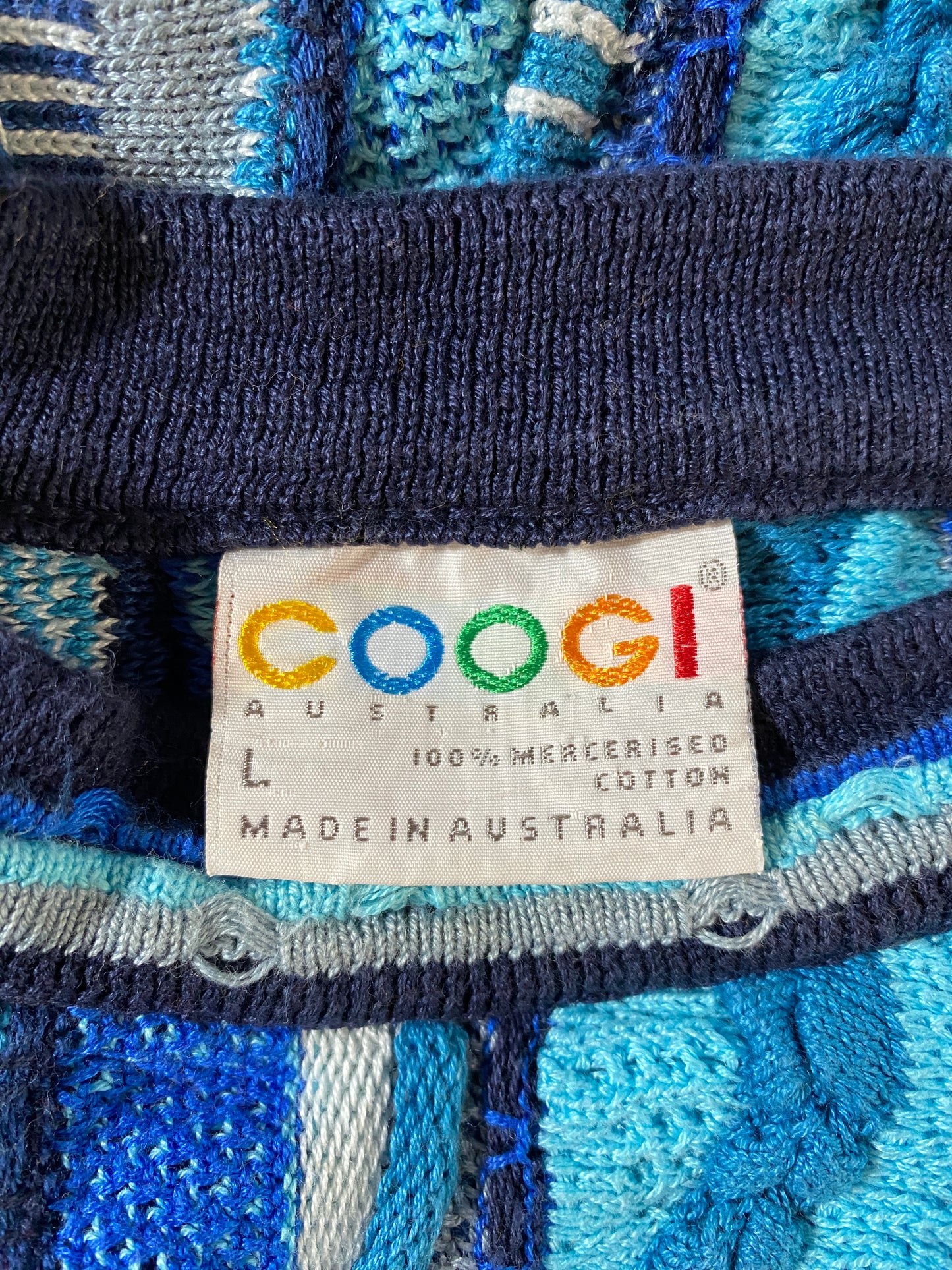 Vintage COOGI Size L Knit Sweater / G6481K