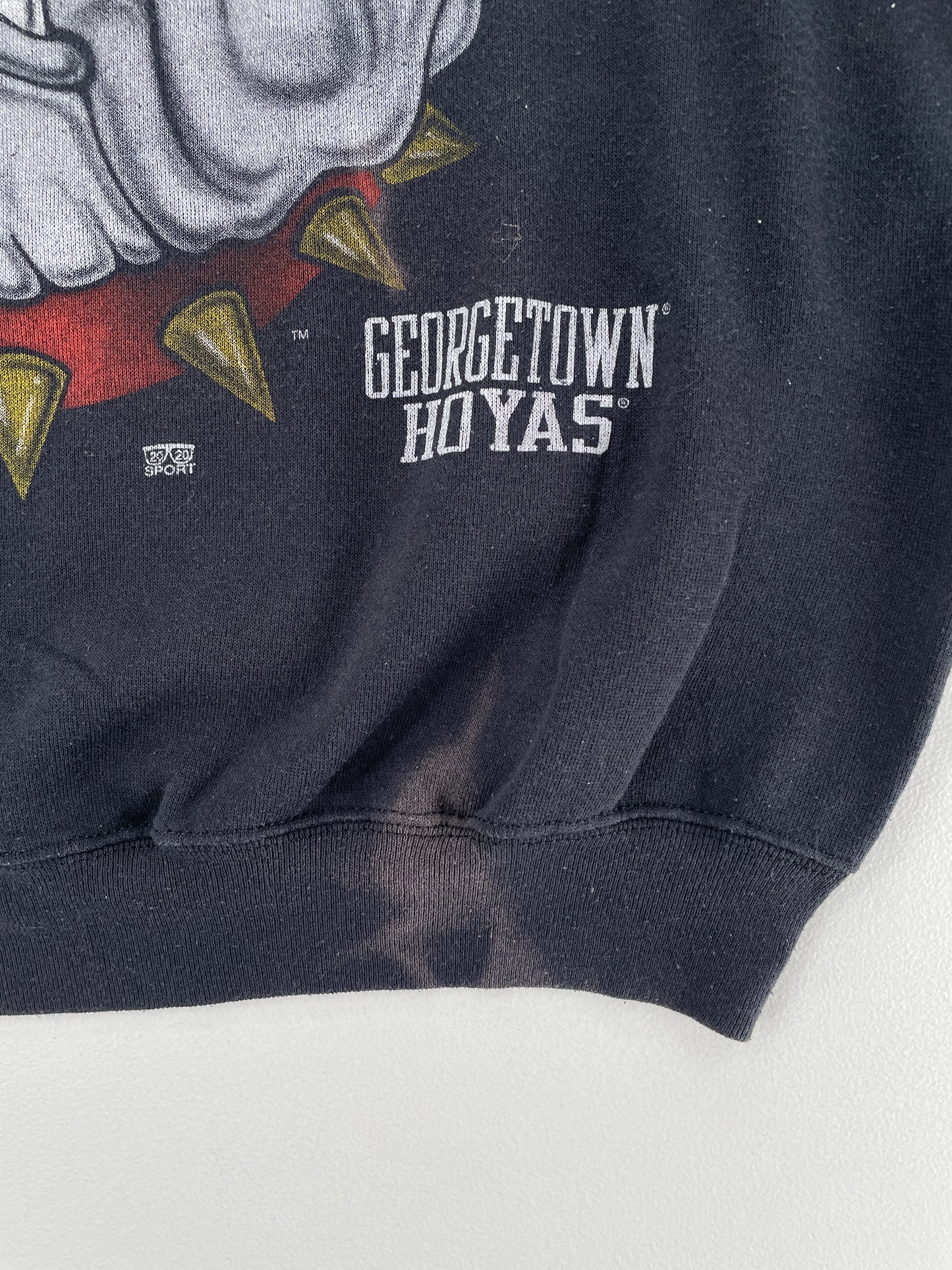 90's GEORGETOWN HOYAS Made in USA Size XL Vintage College Sweat-shirt / F3745S