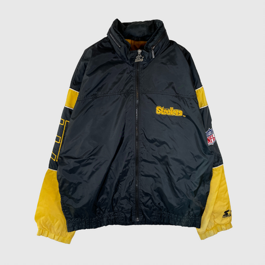 (M) 90's STARTER X STEELERS NFL Nylon Jacket / A0019N
