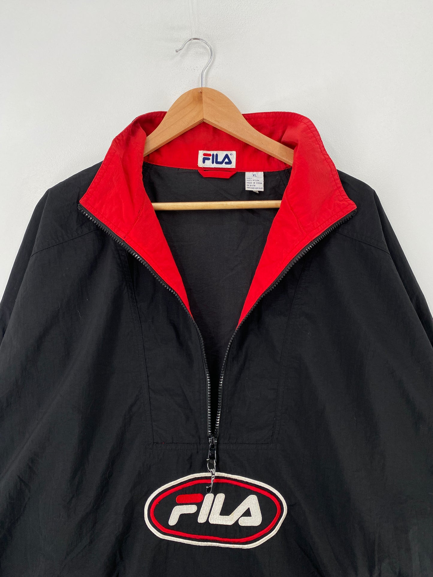 90’s FILA Size XL Half-zip Nylon Jacket / F8173N