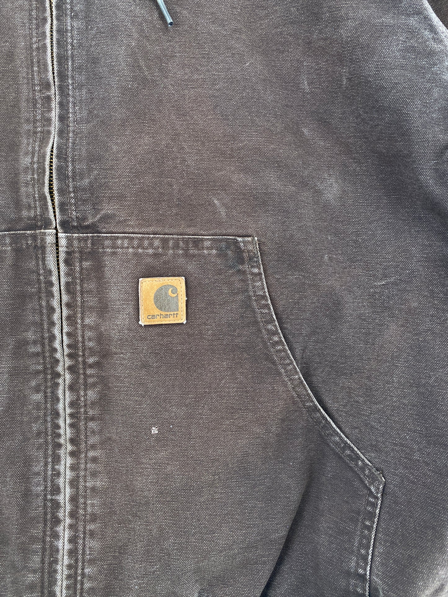 .Vintage CARHARTT Size XL Duck Hoodie Jacket / F8748J
