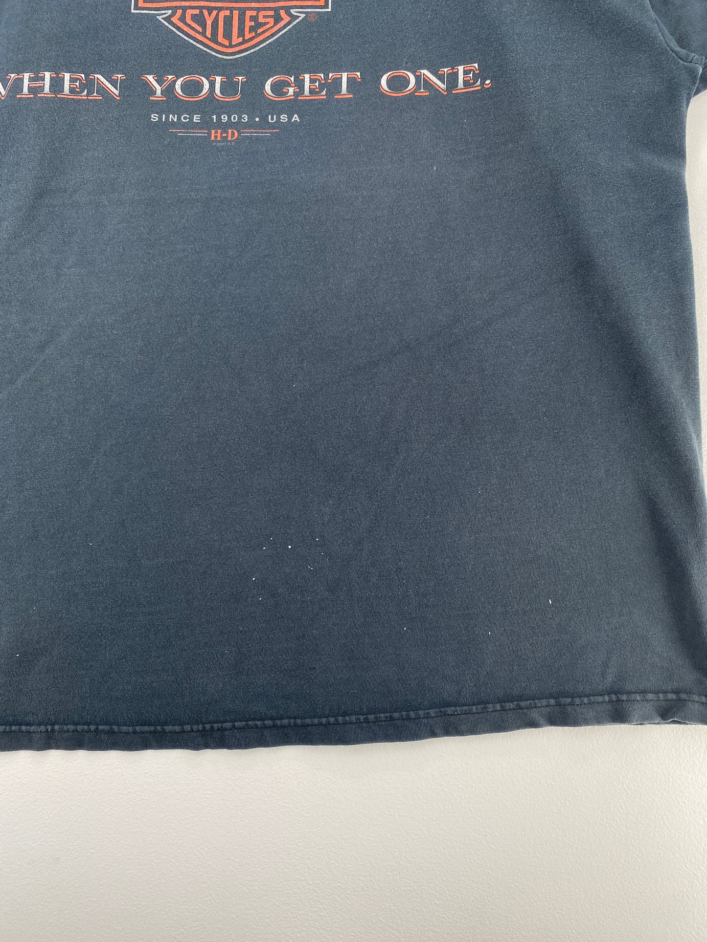 90's HARLEY DAVIDSON Made in USA Size XXL Vintage T-shirt / G3055T