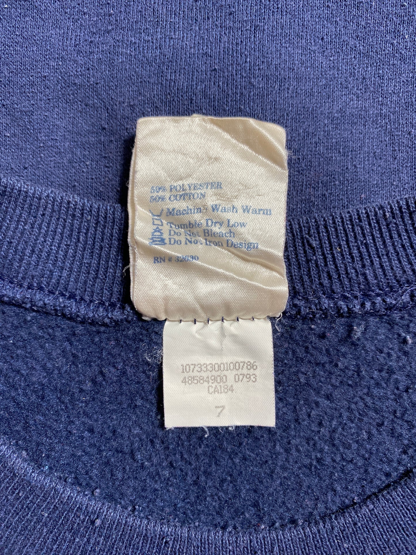 1993 PENN STATE KITTANY LINOUS Size XL Vintage College Sweat Shirt / F8974S