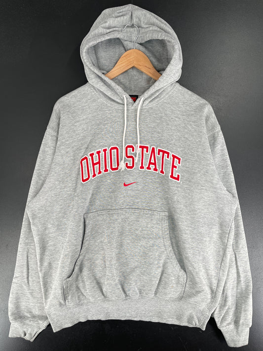 00' NIKE x OHIO STATE Size M Vintage College Hoodie Sweat-Shirt / F4968S