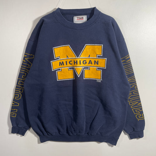 (XL) 90’s MICHIGAN WOLVERINES Vintage College Sweatshirt / A1170S