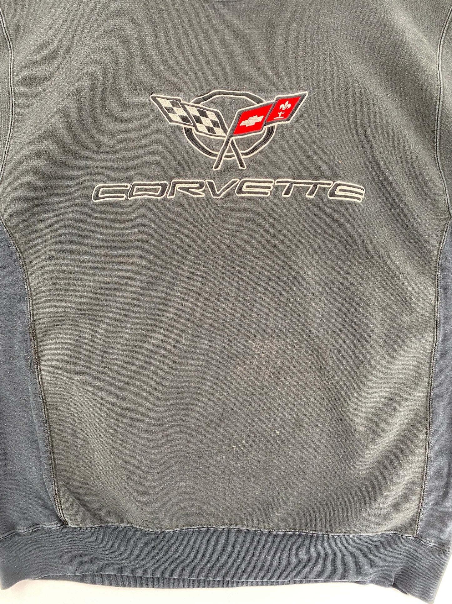 Vintage CORVETTE Size XL Racing Sweat-Shirt / F4462S