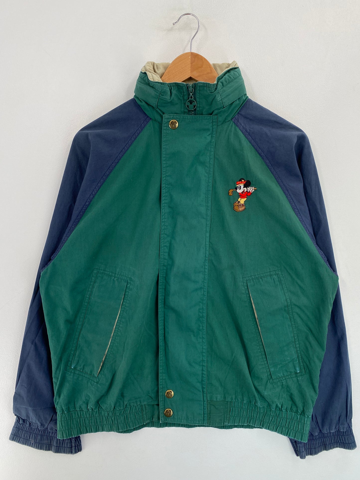 90's DISNEY MICKEY Size Approx. L Vintage Cotton Jacket / G4701J