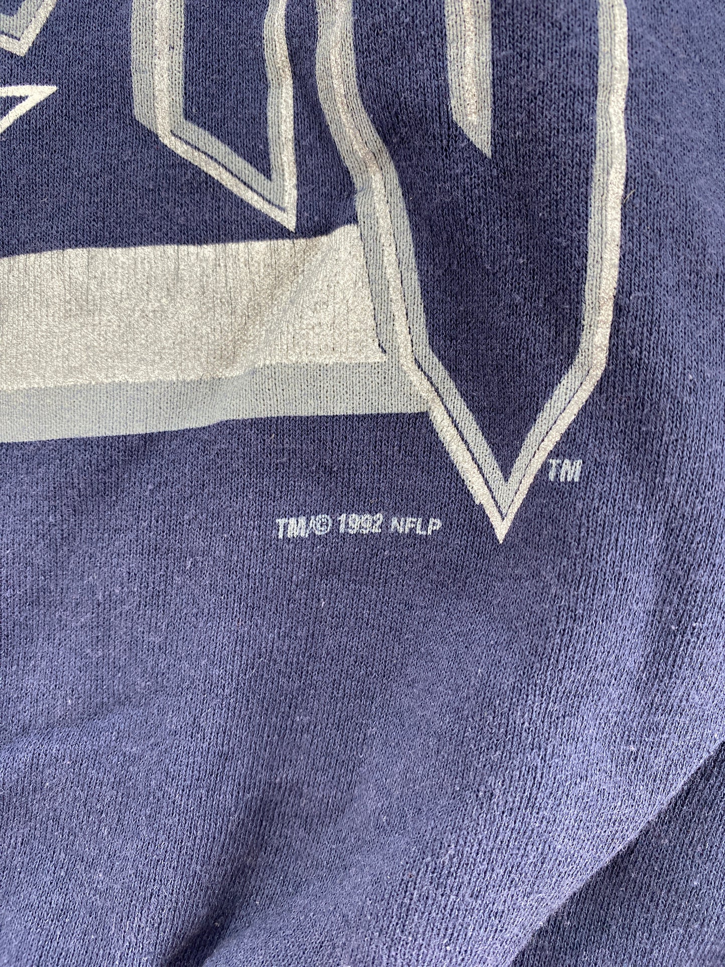 1992 DALLAS COWBOYS Made in USA Size XL Vintage NFL Sweat-Shirt / G3664S