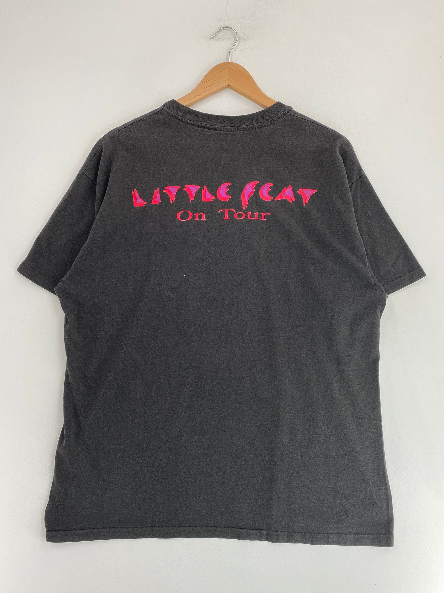 1988 LITTLE FEAT LET AT ROLL Made in USA Size XL Vintage Music T-Shirt / G3430T
