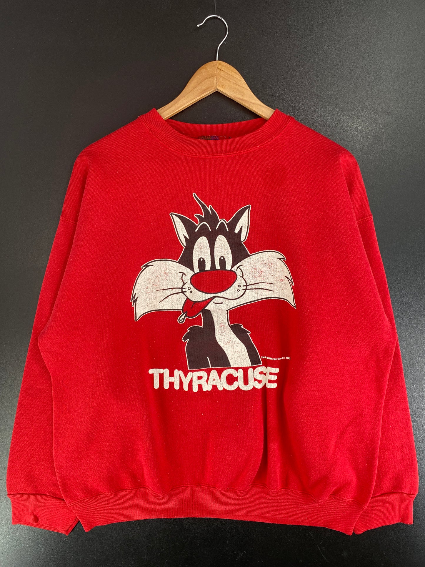 1983 LOONEY TUNES Made in USA Size XL Vintage Sweat-shirt / G3929S