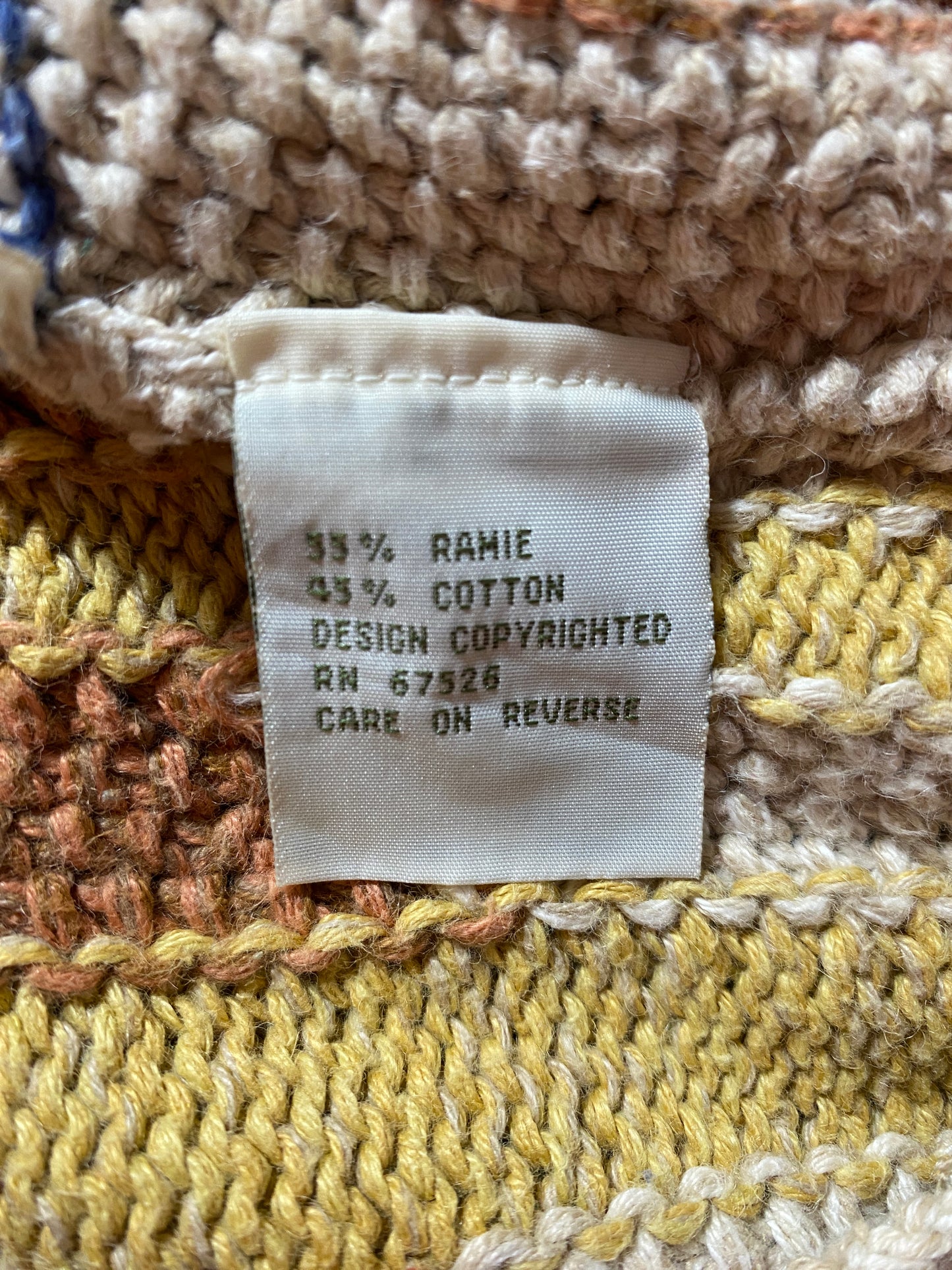 Vintage NORM THOMPSON Size M Cotton Knit Sweater / G4727K